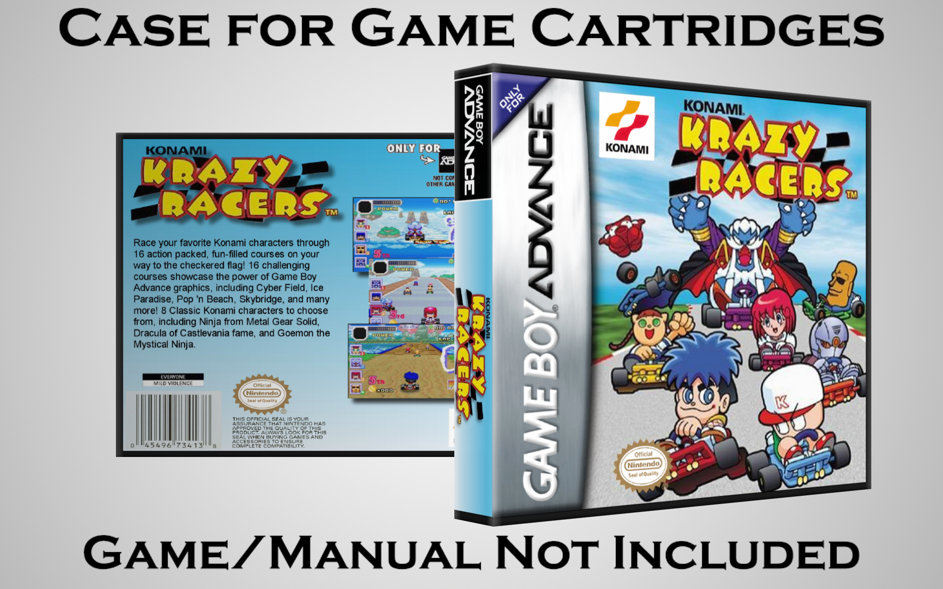 Protective Display Case for Game Boy Advance Cartridges - NO GAME/MANUAL - Picture 98 of 249