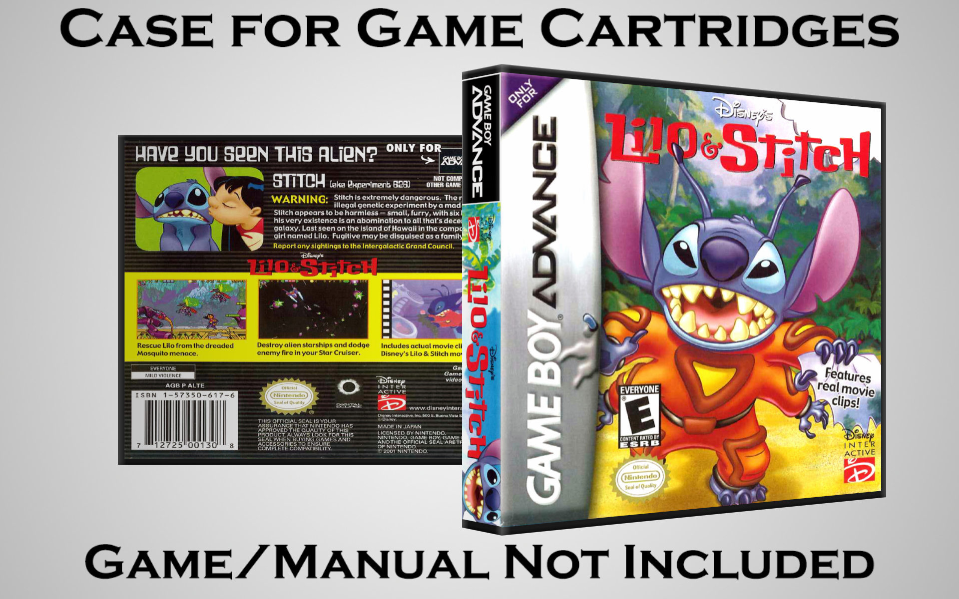 Protective Display Case for Game Boy Advance Cartridges - NO GAME/MANUAL - Picture 105 of 249
