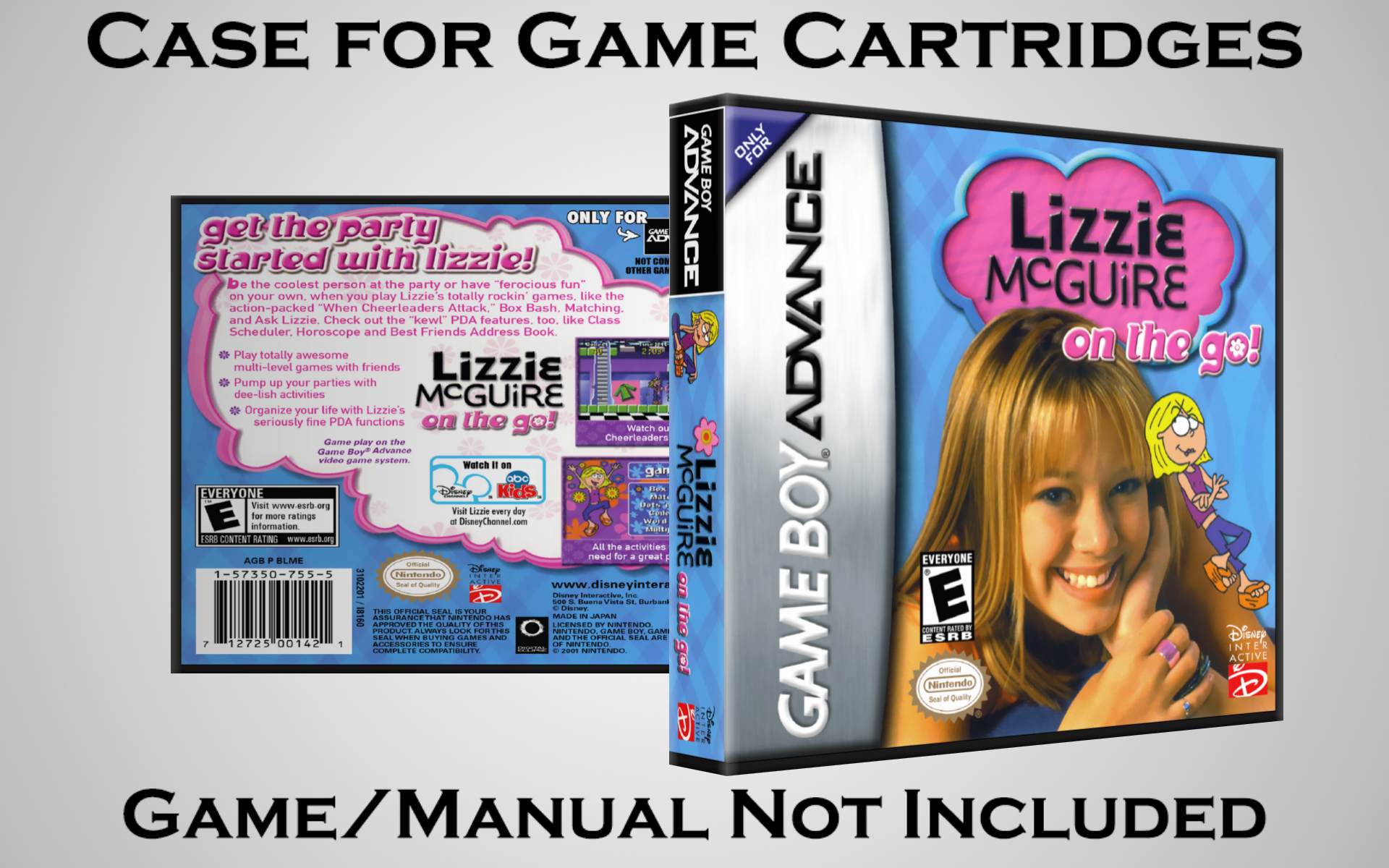 Protective Display Case for Game Boy Advance Cartridges - NO GAME/MANUAL - Picture 108 of 249