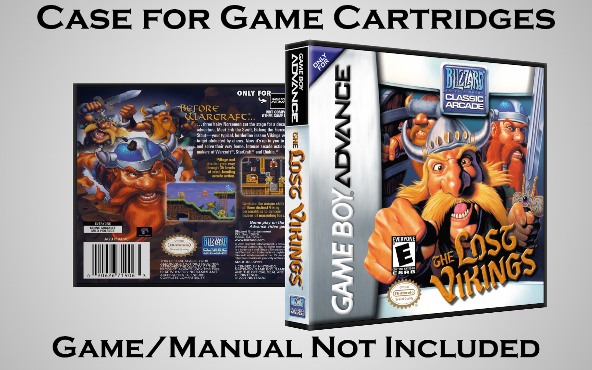 Protective Display Case for Game Boy Advance Cartridges - NO GAME/MANUAL - Picture 111 of 249