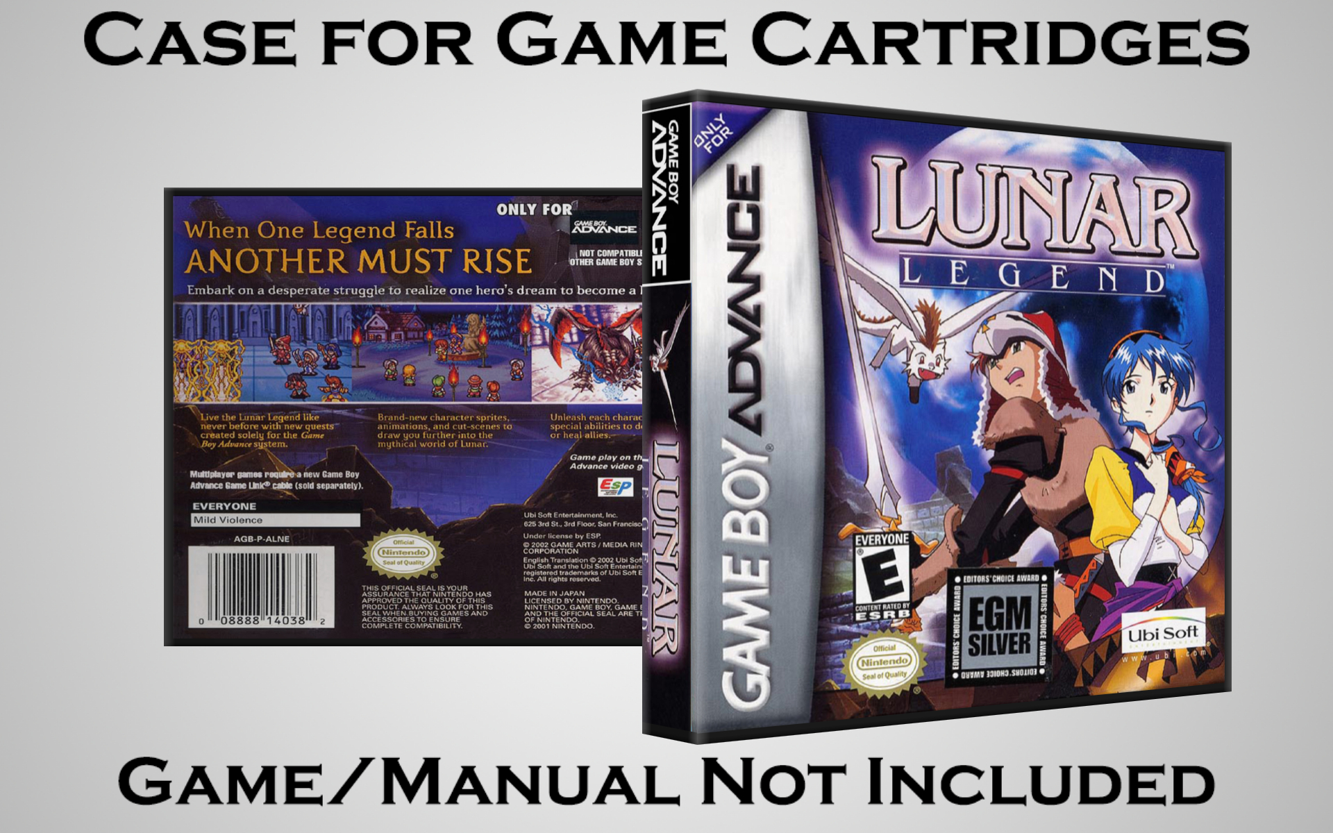 Protective Display Case for Game Boy Advance Cartridges - NO GAME/MANUAL - Picture 113 of 249
