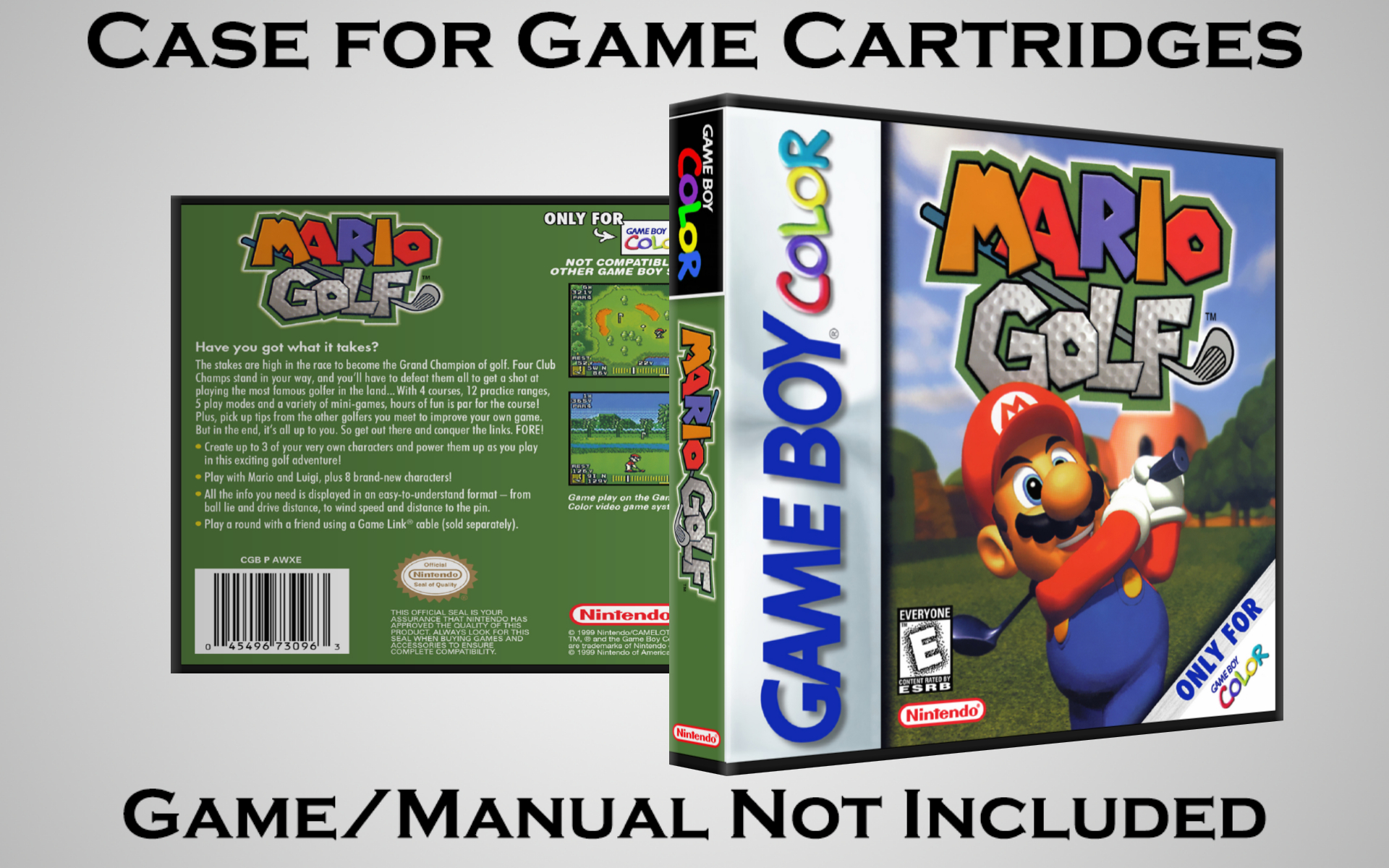 Protective Display Case for Game Boy/Gameboy Color Cartridges - NO GAME/MANUAL - Picture 112 of 249