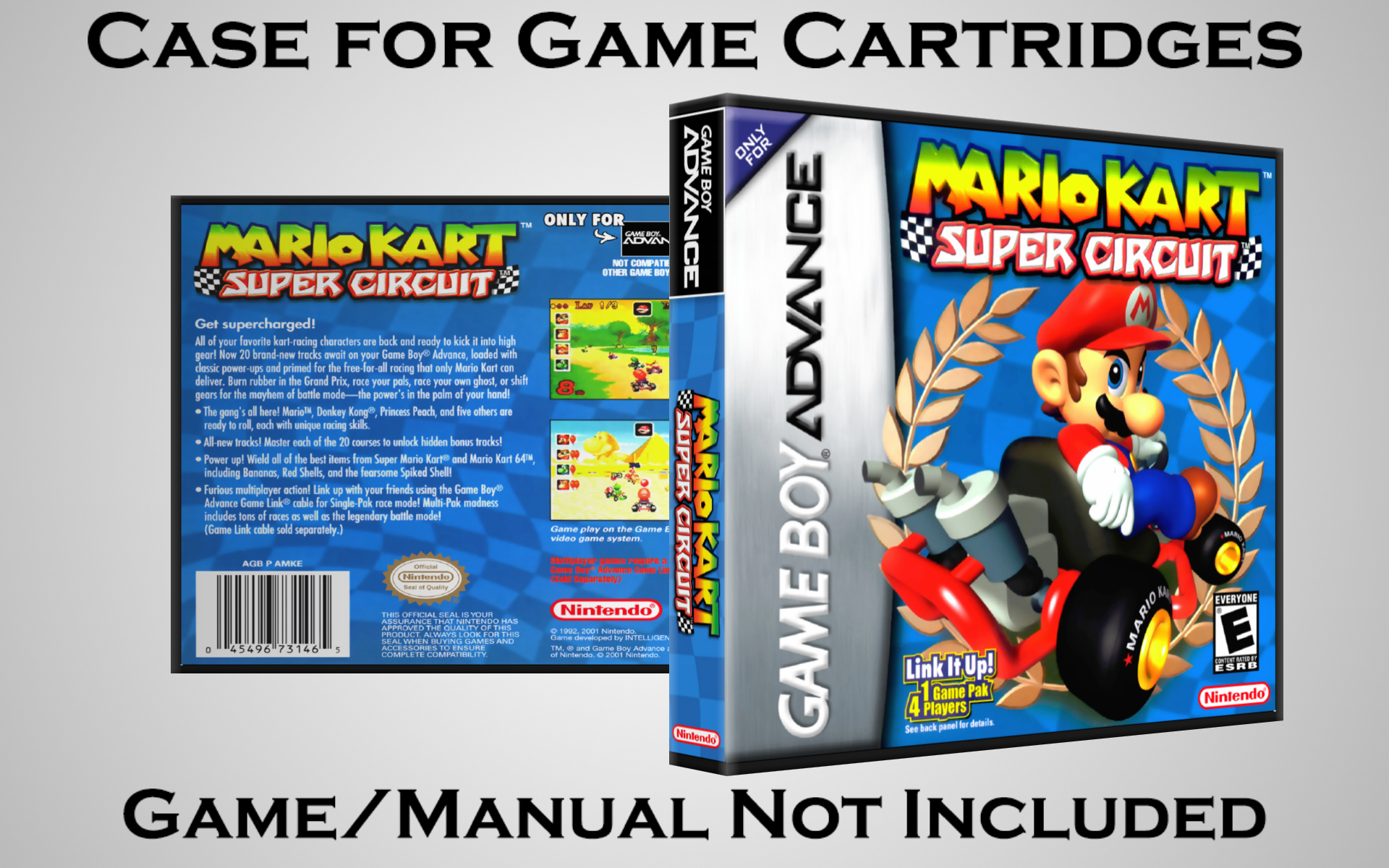 Protective Display Case for Game Boy Advance Cartridges - NO GAME/MANUAL - Picture 116 of 249