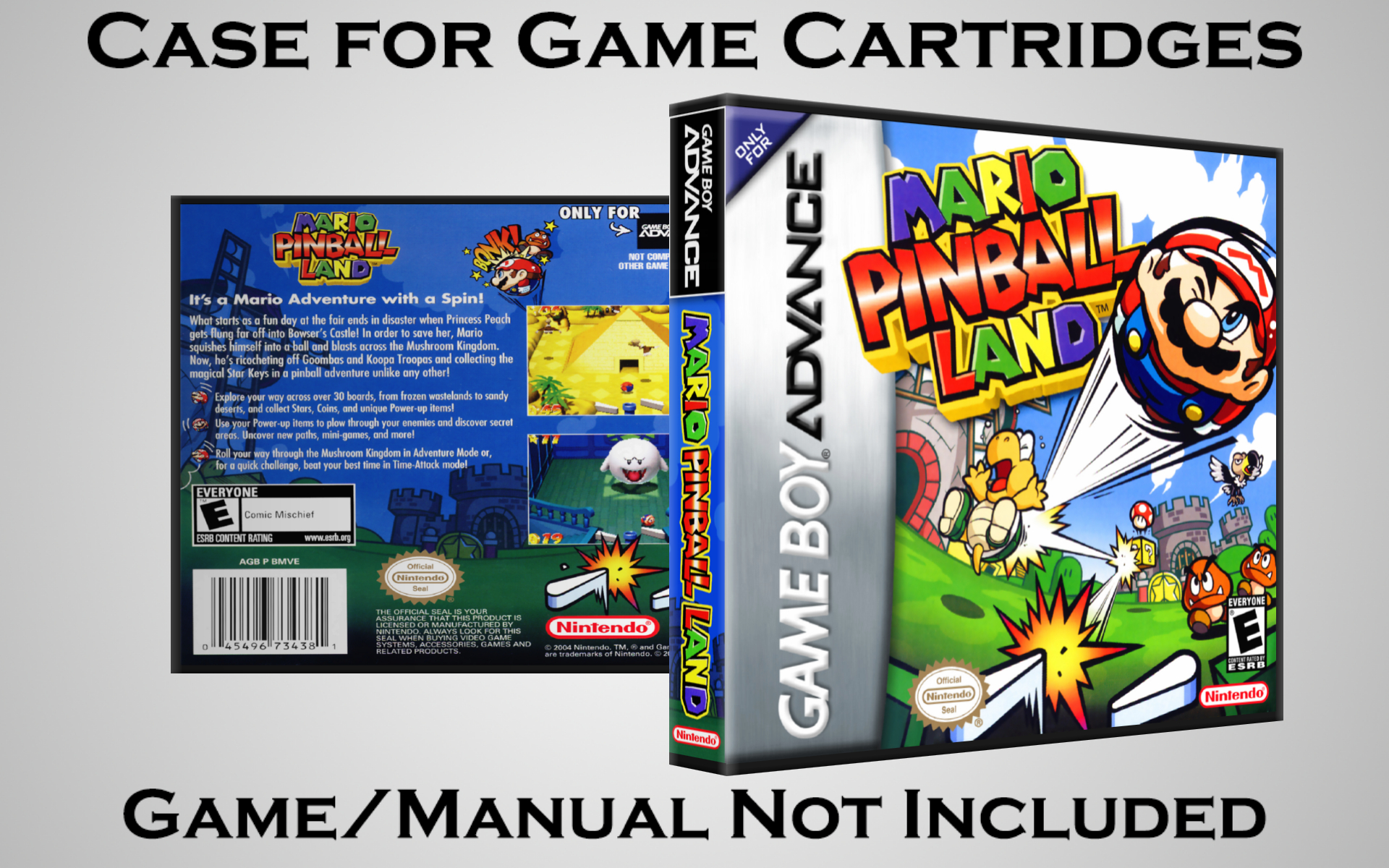 Protective Display Case for Game Boy Advance Cartridges - NO GAME/MANUAL - Picture 118 of 249