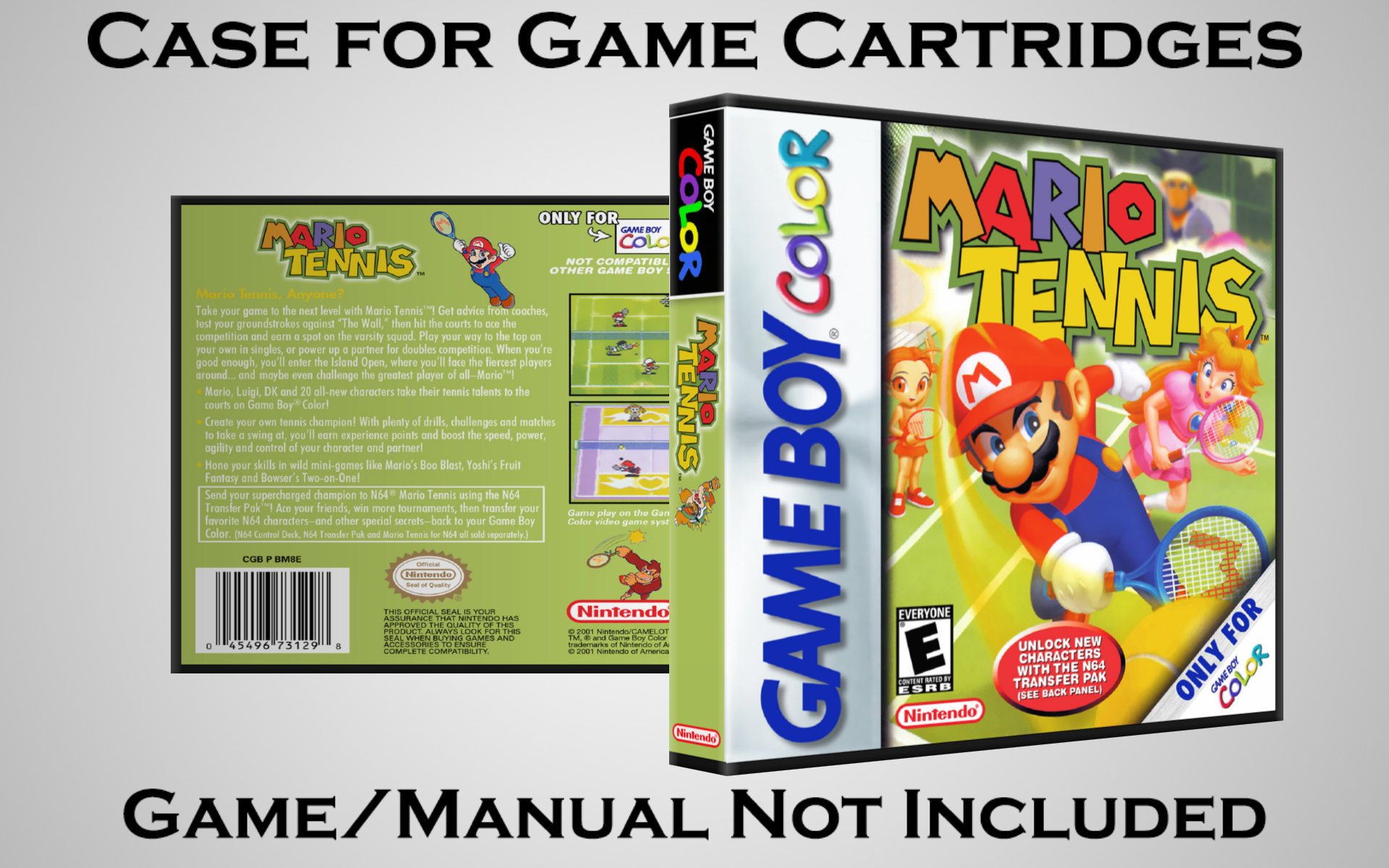 Protective Display Case for Game Boy/Gameboy Color Cartridges - NO GAME/MANUAL - Picture 113 of 249