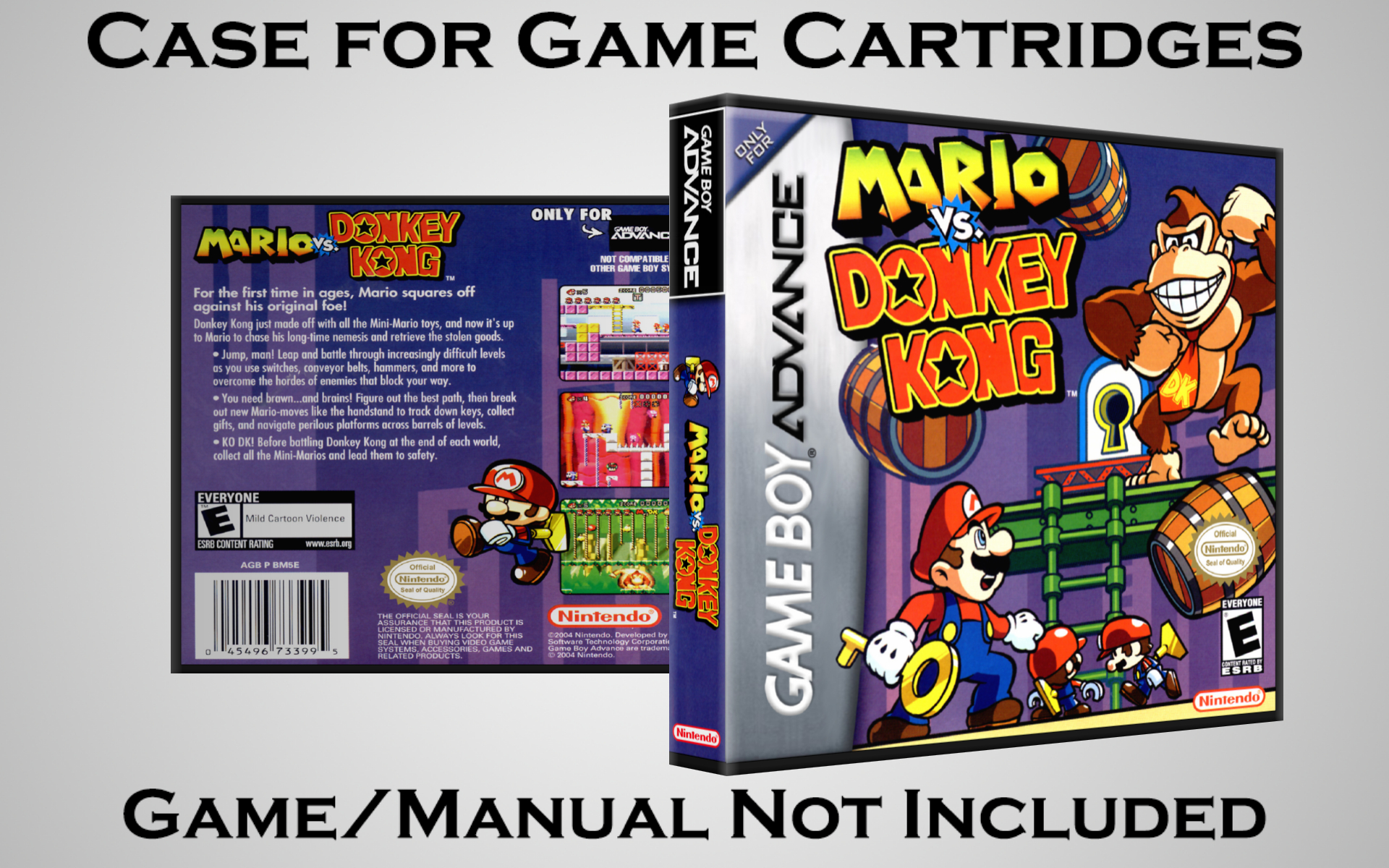 Protective Display Case for Game Boy Advance Cartridges - NO GAME/MANUAL - Picture 120 of 249