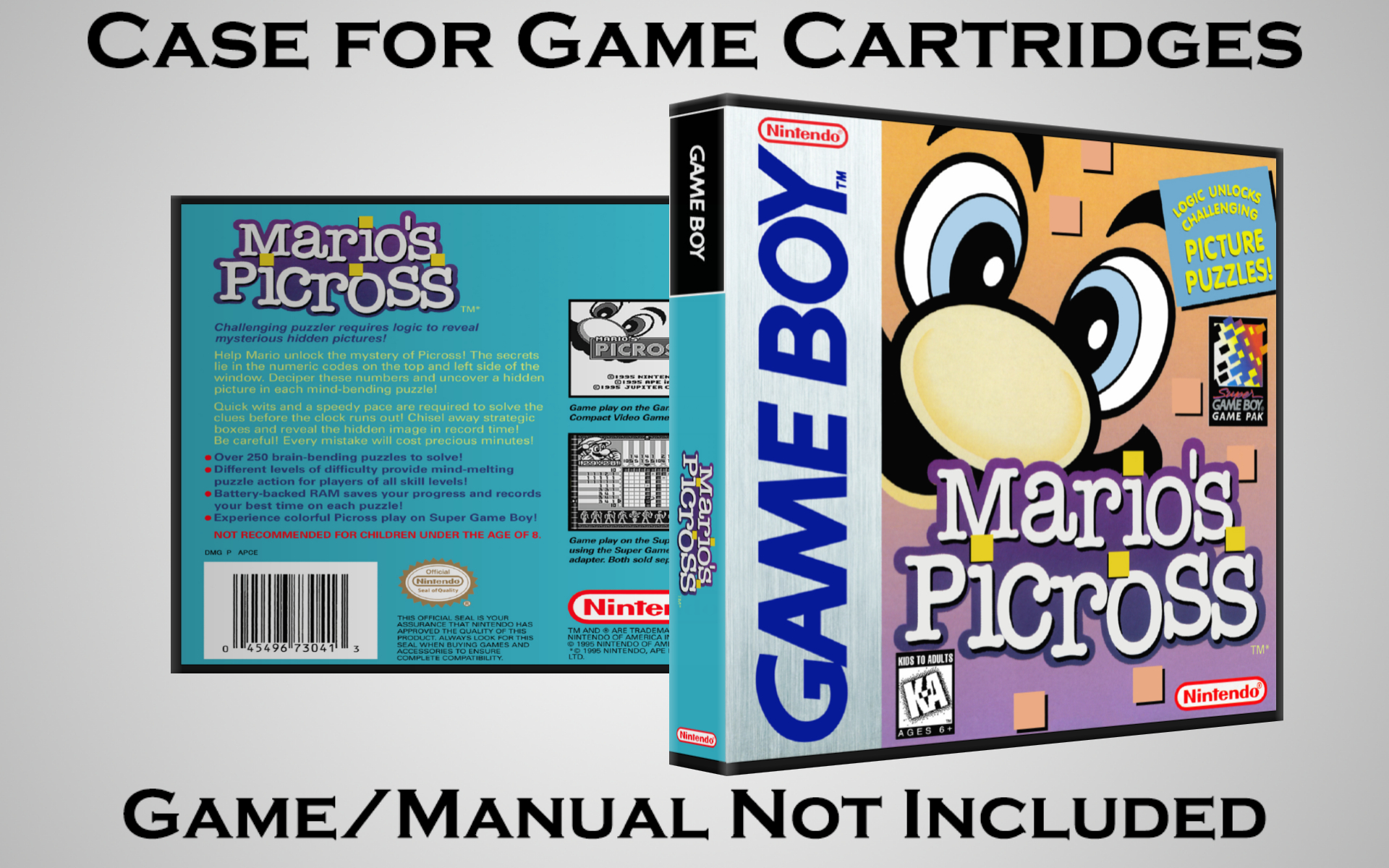 Protective Display Case for Game Boy/Gameboy Color Cartridges - NO GAME/MANUAL - Picture 114 of 249