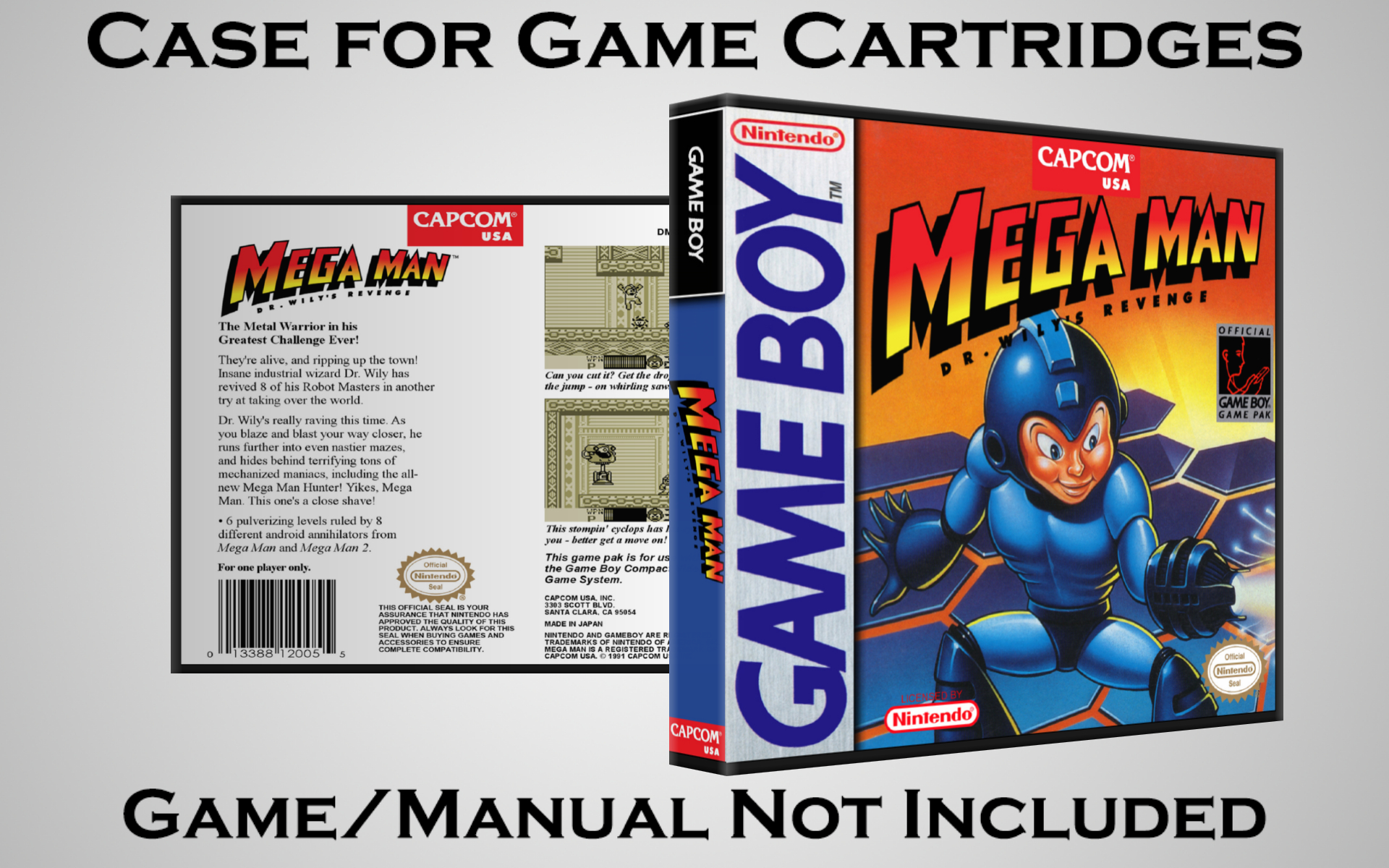 Protective Display Case for Game Boy/Gameboy Color Cartridges - NO GAME/MANUAL - Picture 121 of 249