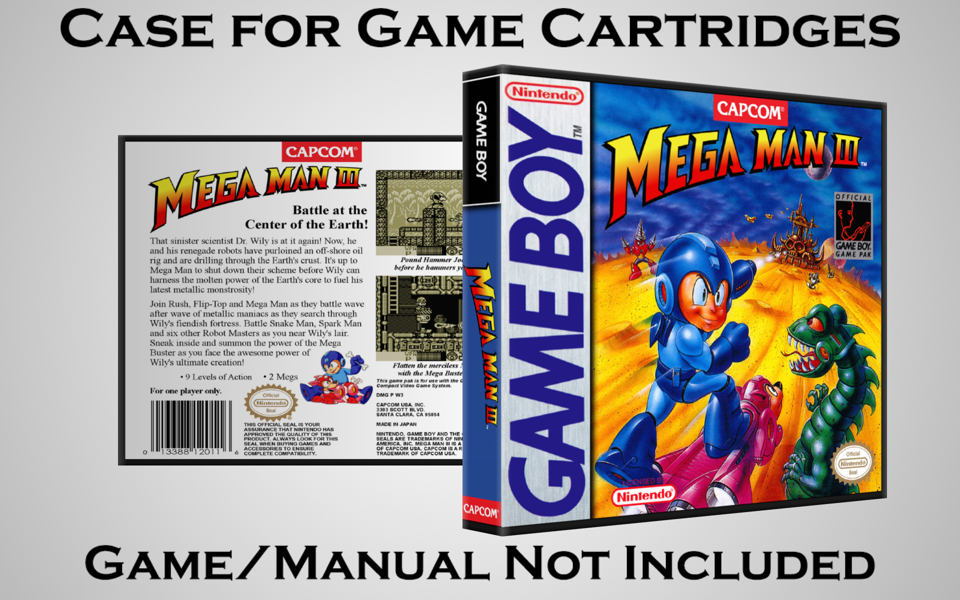 Protective Display Case for Game Boy/Gameboy Color Cartridges - NO GAME/MANUAL - Picture 116 of 249