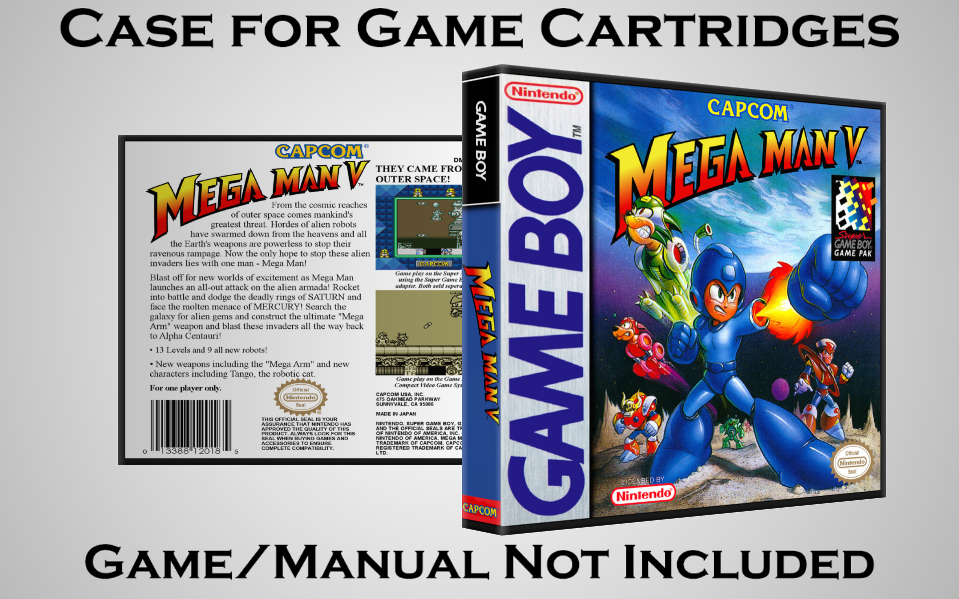 Protective Display Case for Game Boy/Gameboy Color Cartridges - NO GAME/MANUAL - Picture 118 of 249