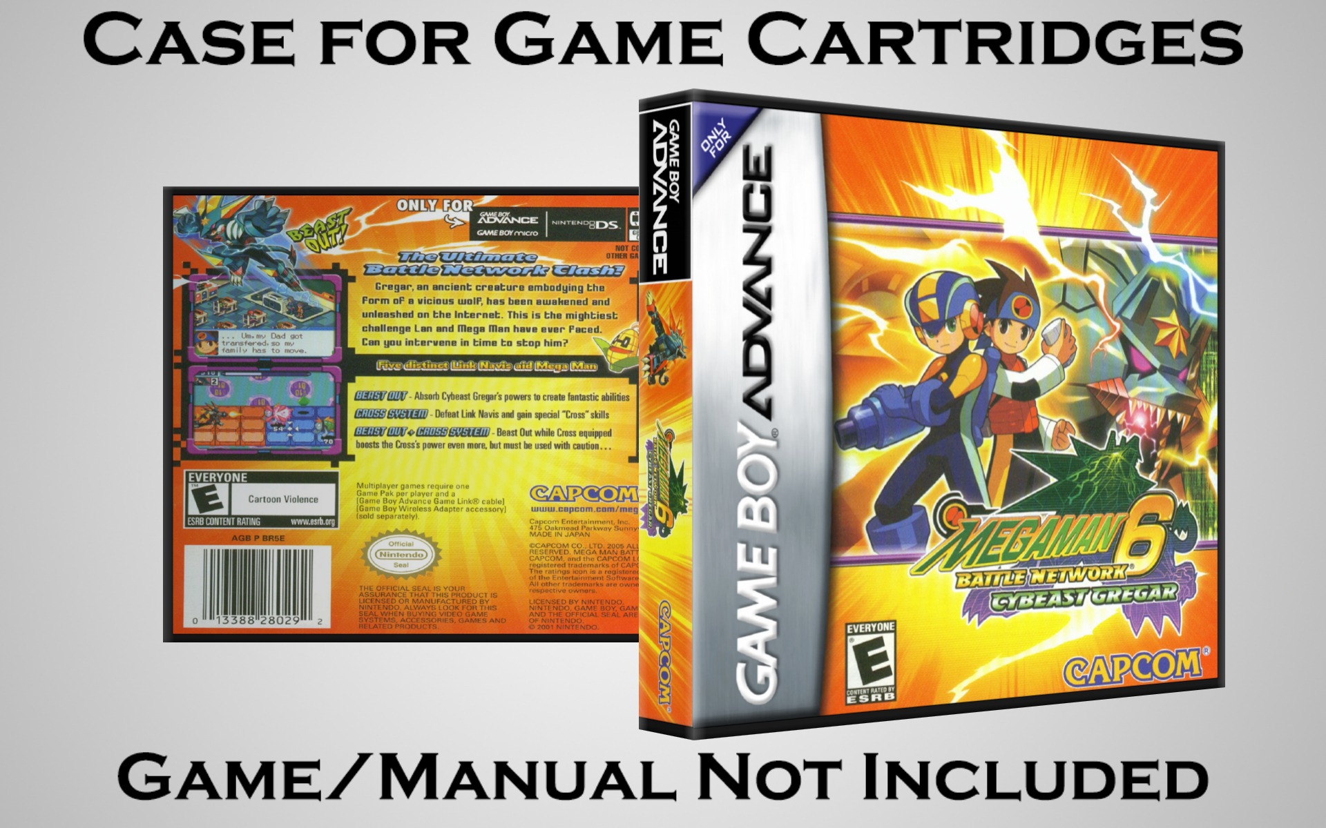 Protective Display Case for Game Boy Advance Cartridges - NO GAME/MANUAL - Picture 135 of 249