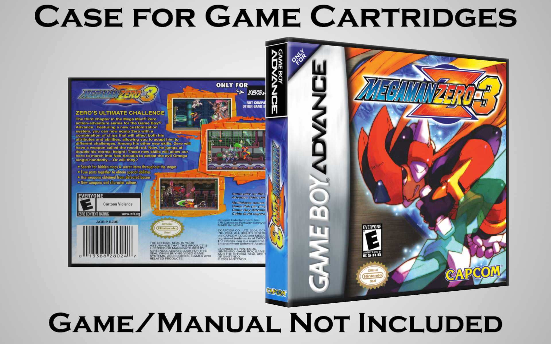 Protective Display Case for Game Boy Advance Cartridges - NO GAME/MANUAL - Picture 139 of 249