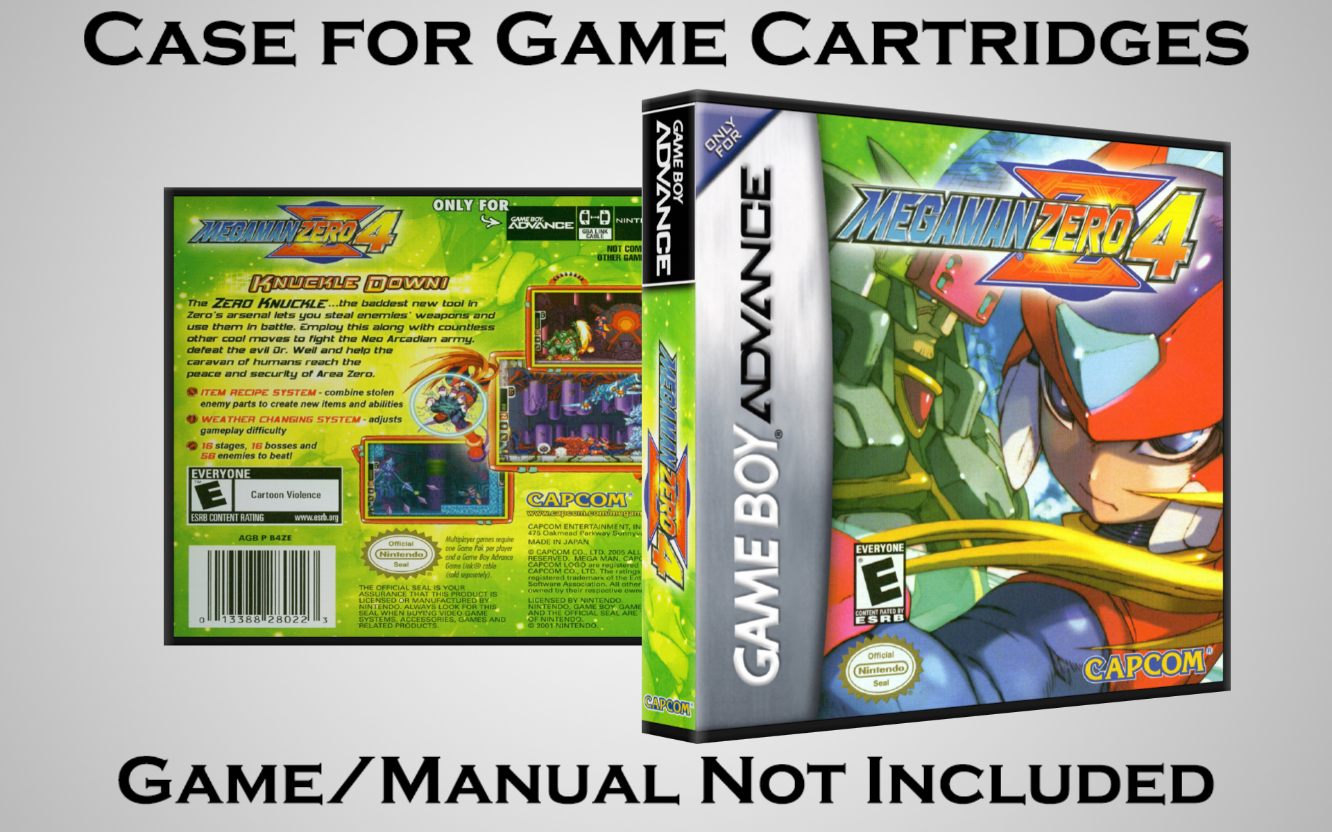 Protective Display Case for Game Boy Advance Cartridges - NO GAME/MANUAL - Picture 140 of 249