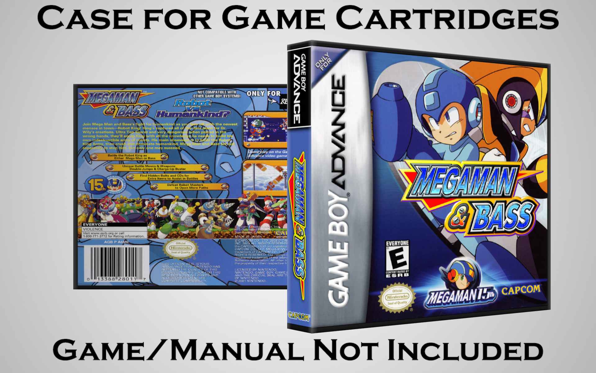 Protective Display Case for Game Boy Advance Cartridges - NO GAME/MANUAL - Picture 124 of 249
