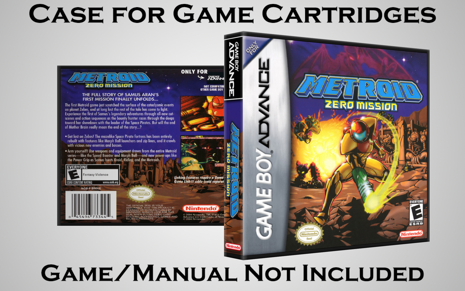 Protective Display Case for Game Boy Advance Cartridges - NO GAME/MANUAL - Picture 144 of 249