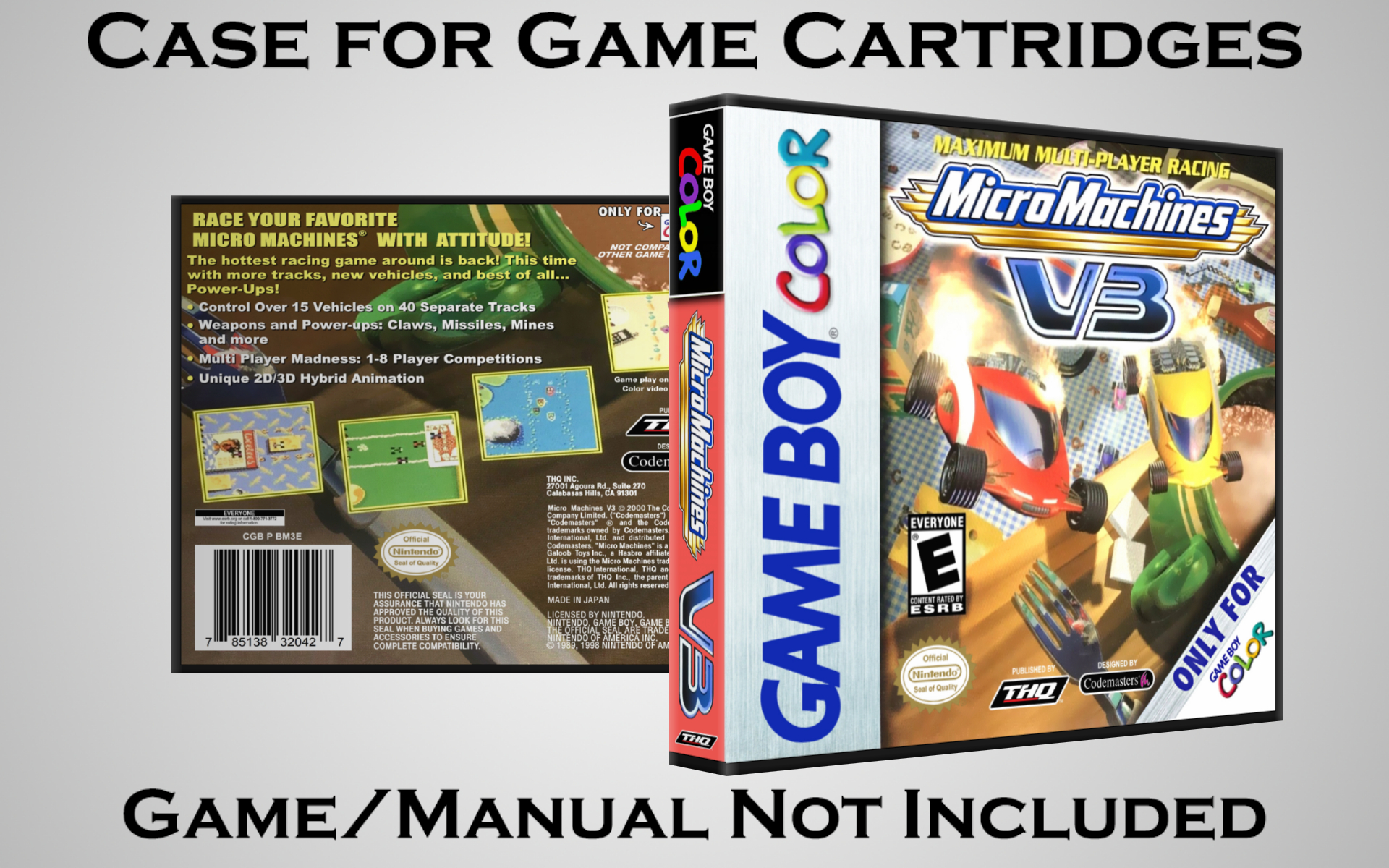Protective Display Case for Game Boy/Gameboy Color Cartridges - NO GAME/MANUAL - Picture 127 of 249