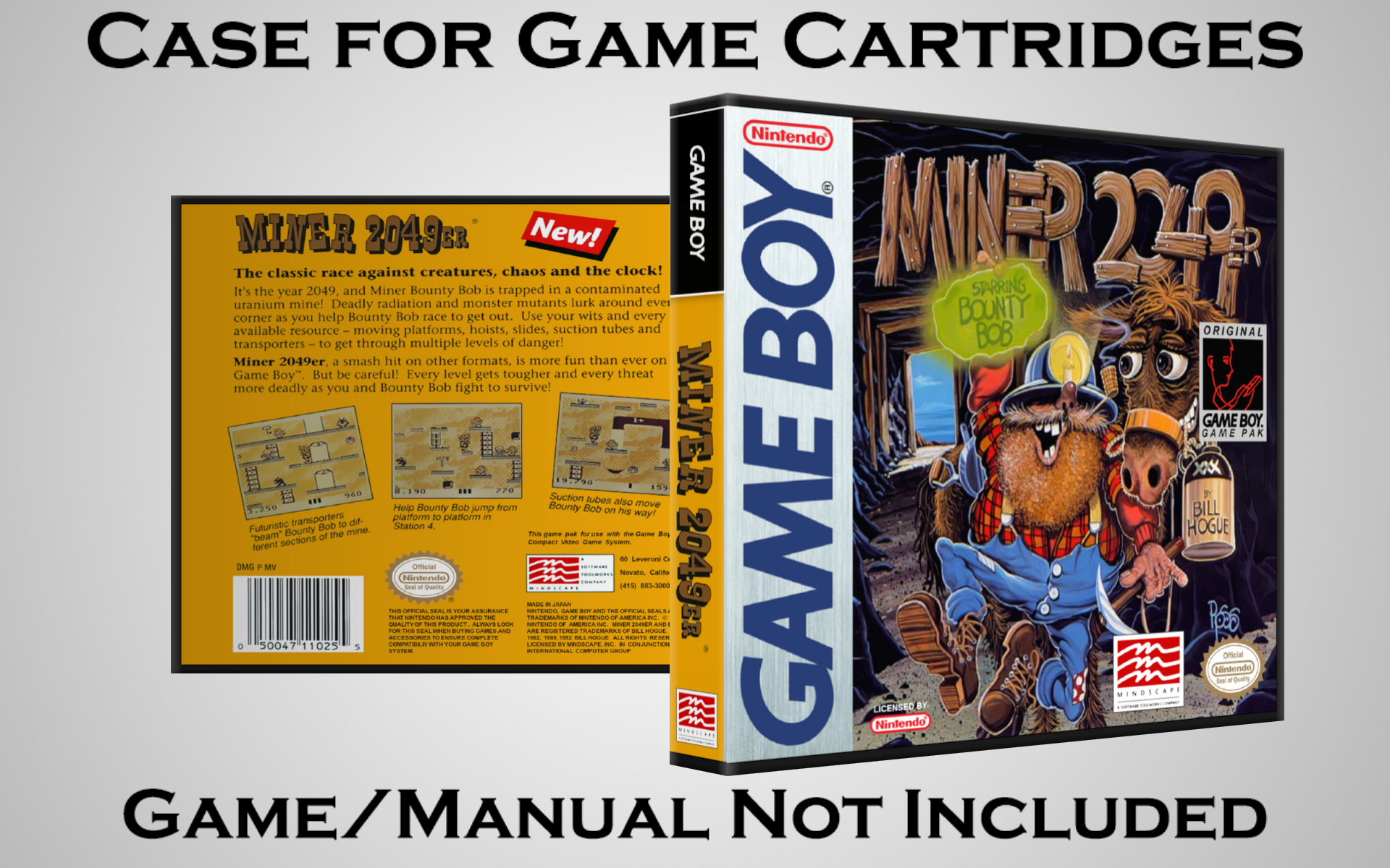 Protective Display Case for Game Boy/Gameboy Color Cartridges - NO GAME/MANUAL - Picture 130 of 249