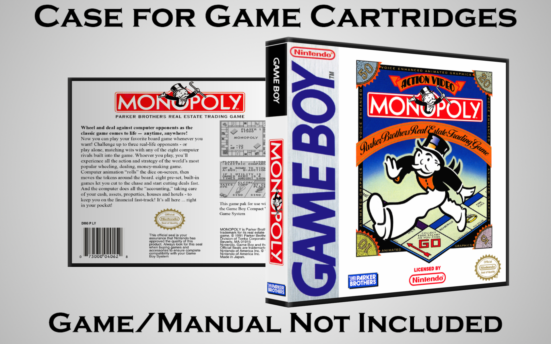 Protective Display Case for Game Boy/Gameboy Color Cartridges - NO GAME/MANUAL - Picture 132 of 249
