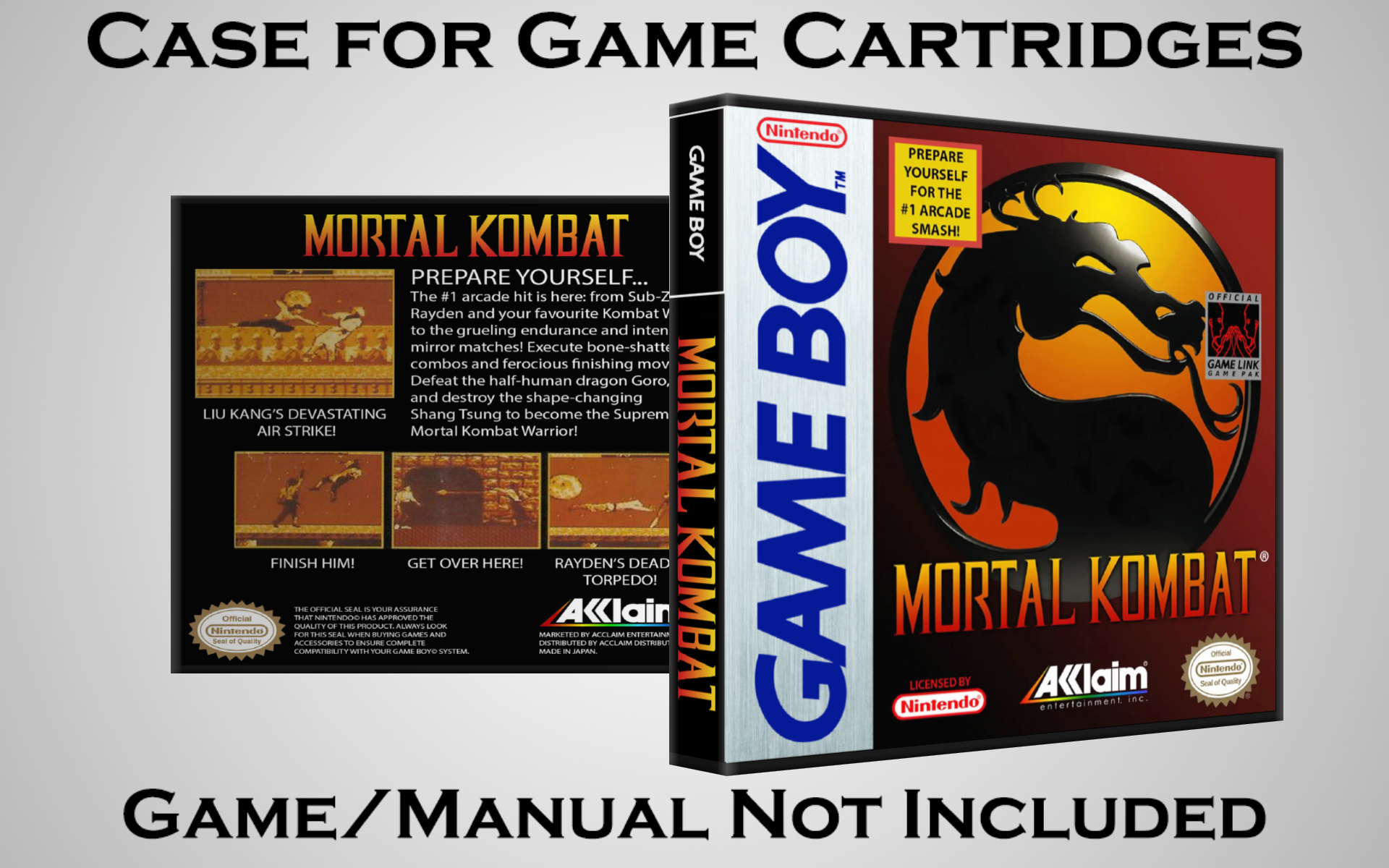 Protective Display Case for Game Boy/Gameboy Color Cartridges - NO GAME/MANUAL - Picture 133 of 249