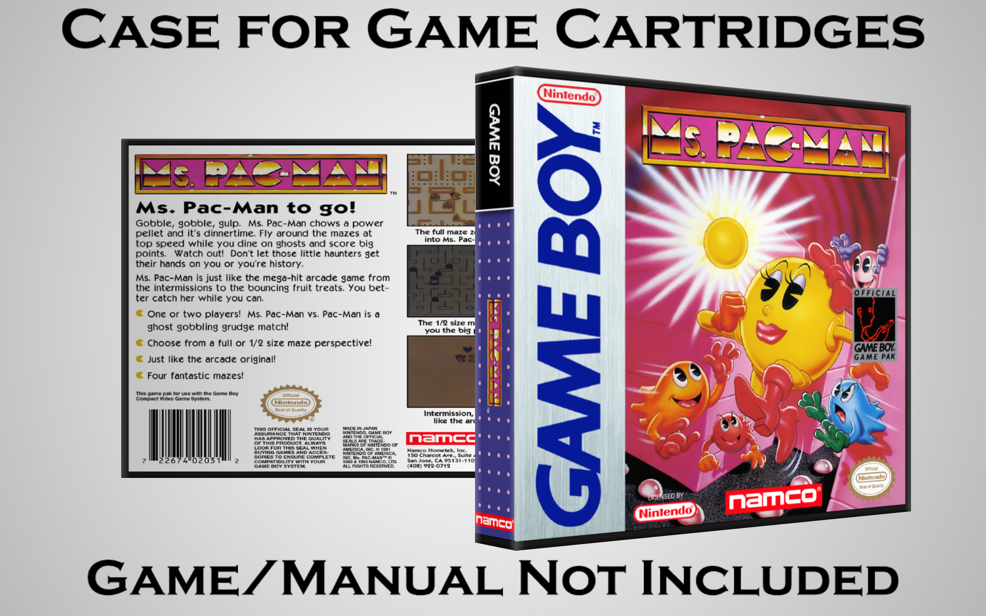 Protective Display Case for Game Boy/Gameboy Color Cartridges - NO GAME/MANUAL - Picture 136 of 249