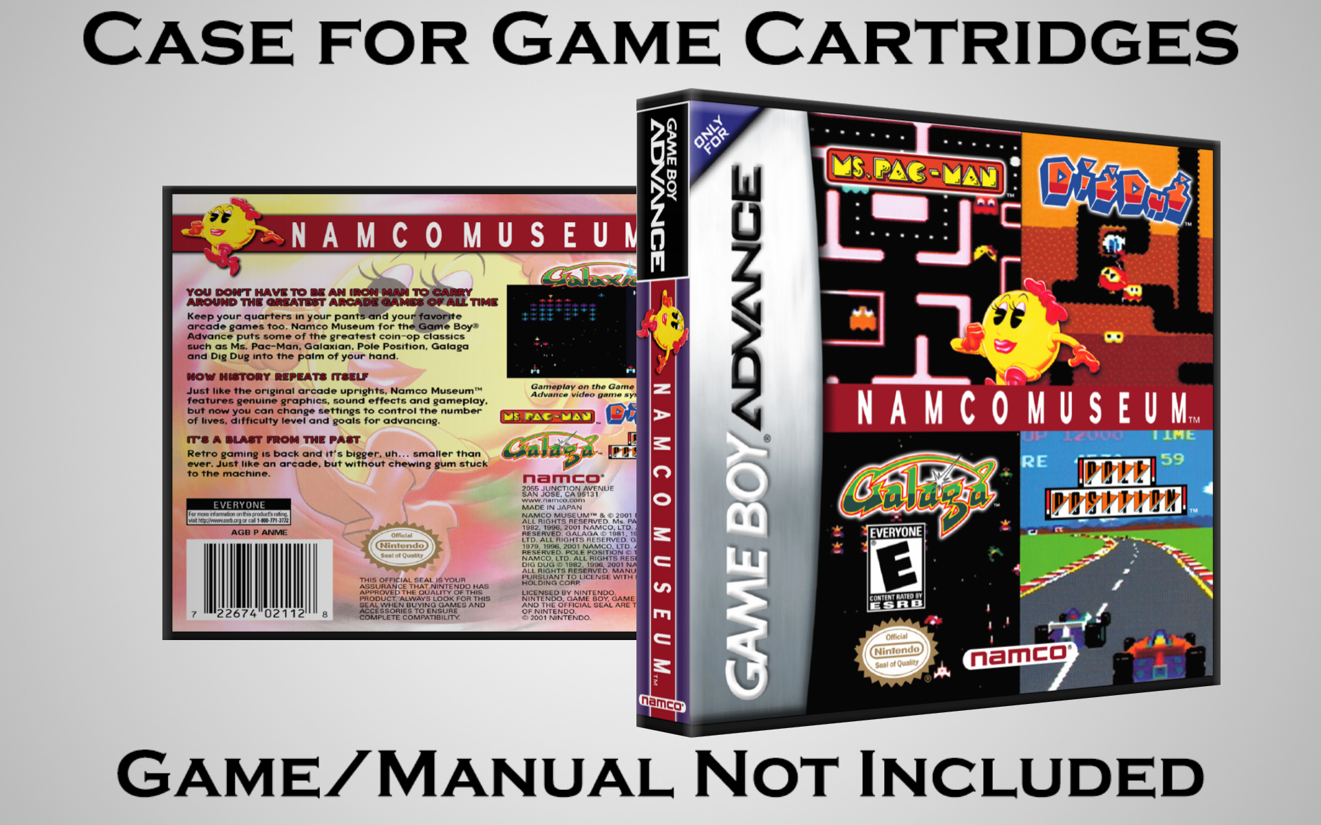 Protective Display Case for Game Boy Advance Cartridges - NO GAME/MANUAL - Picture 153 of 249