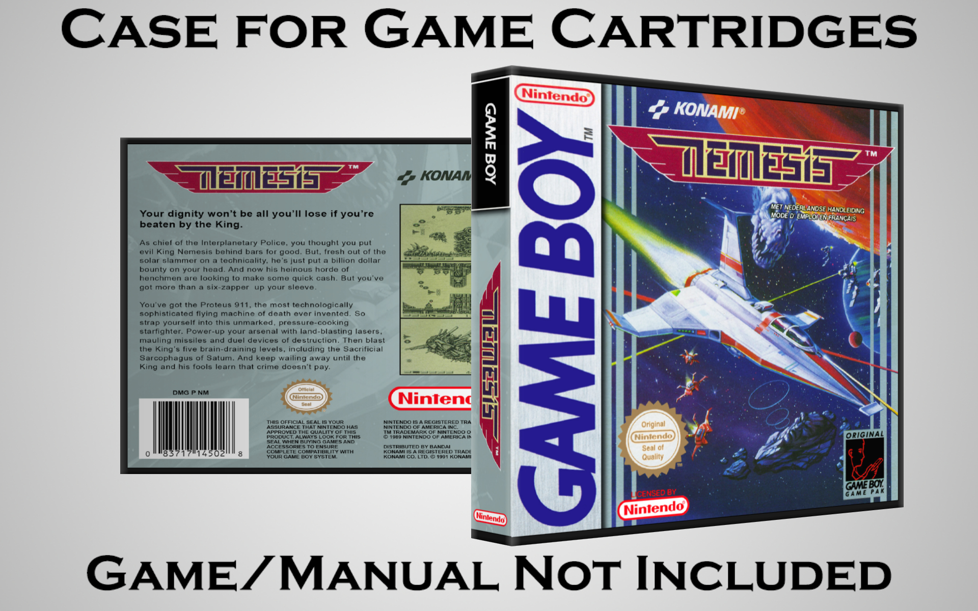 Protective Display Case for Game Boy/Gameboy Color Cartridges - NO GAME/MANUAL - Picture 138 of 249