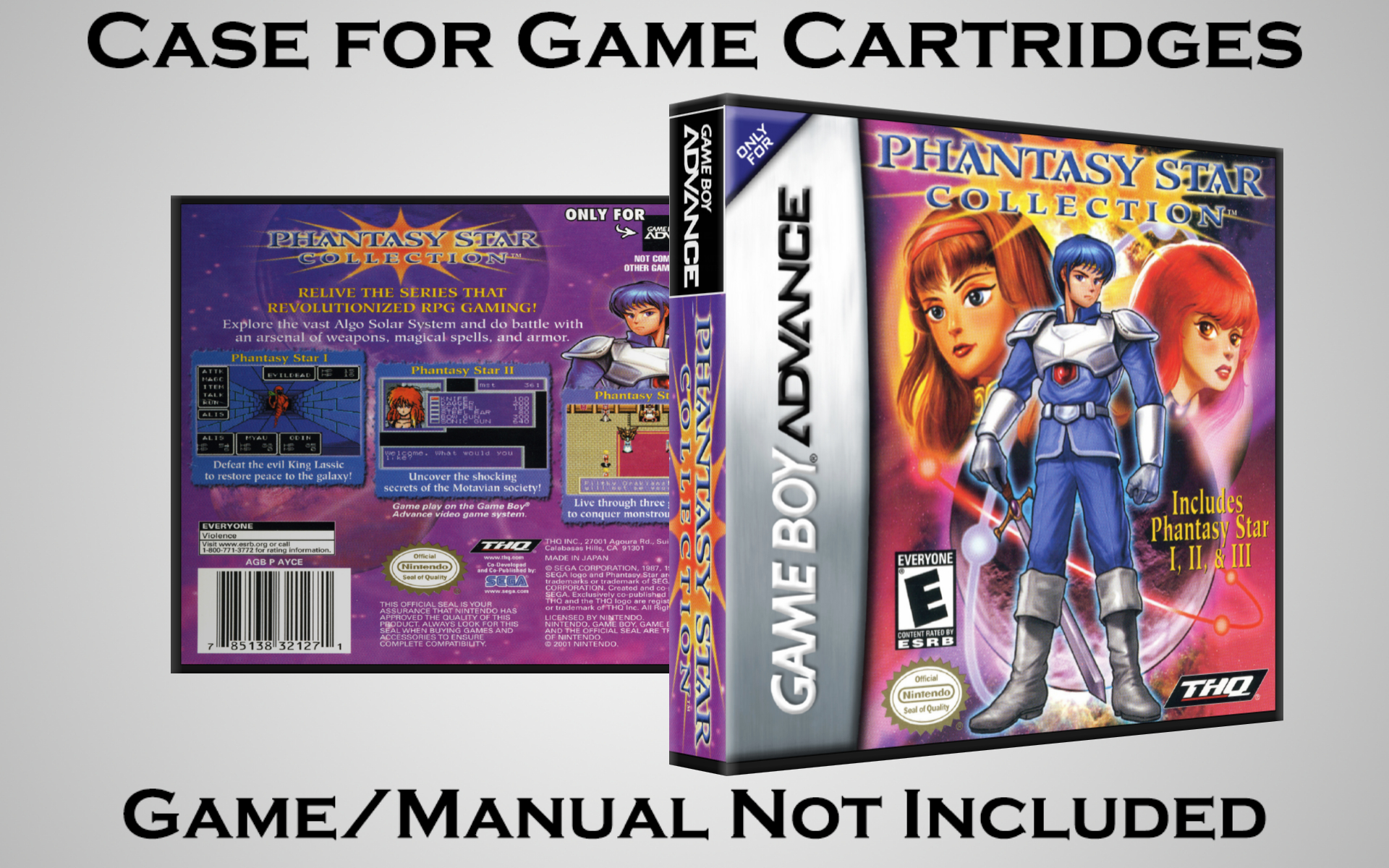 Protective Display Case for Game Boy Advance Cartridges - NO GAME/MANUAL - Picture 161 of 249