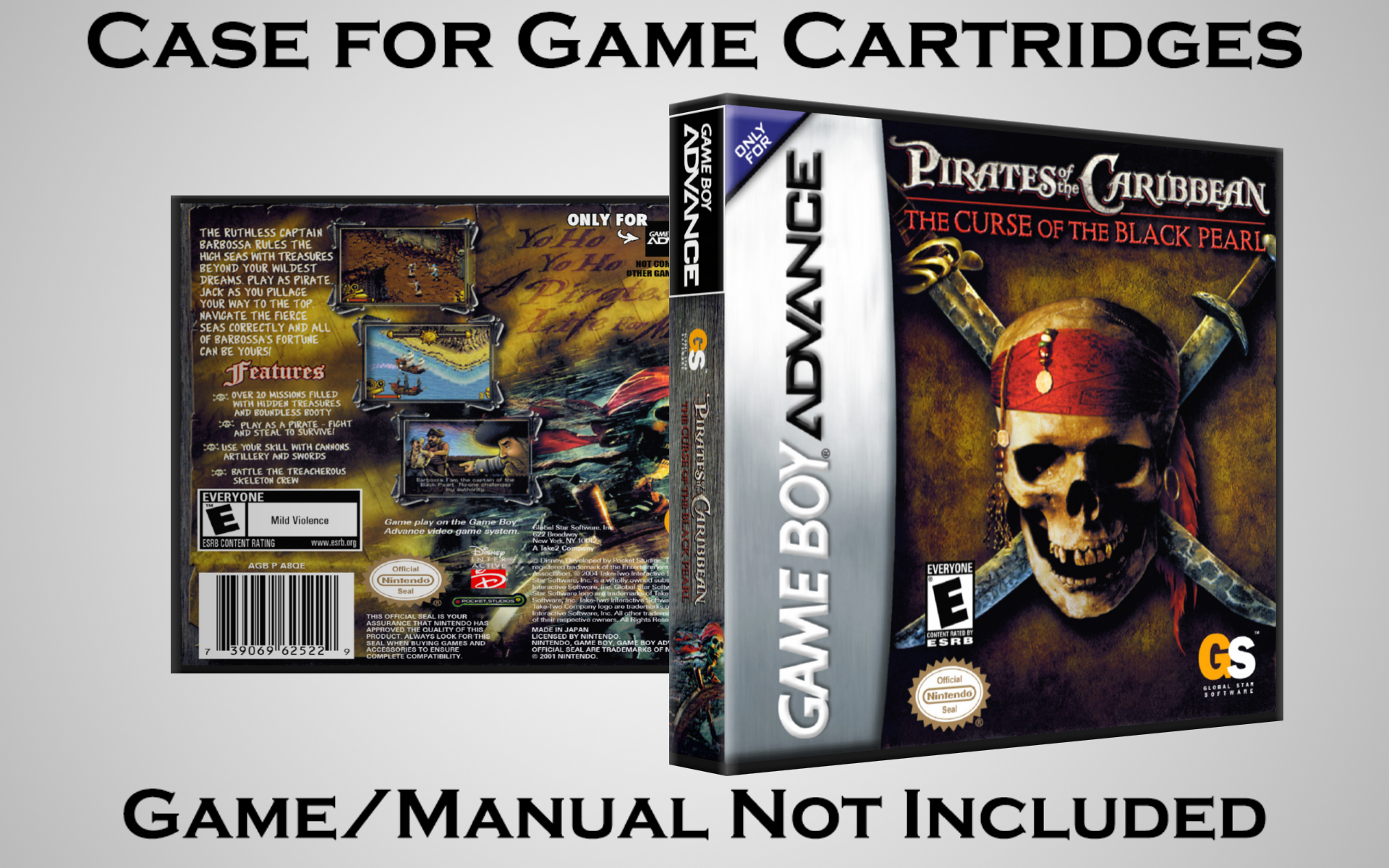 Protective Display Case for Game Boy Advance Cartridges - NO GAME/MANUAL - Picture 162 of 249
