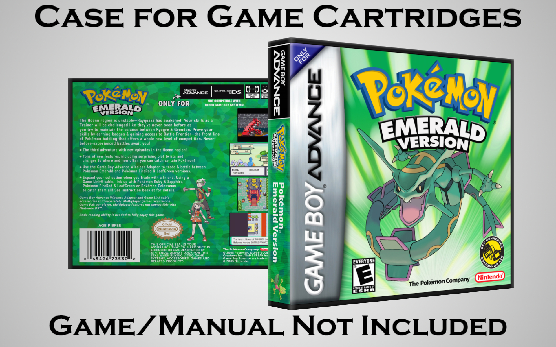 Protective Display Case for Game Boy Advance Cartridges - NO GAME/MANUAL - Picture 163 of 249