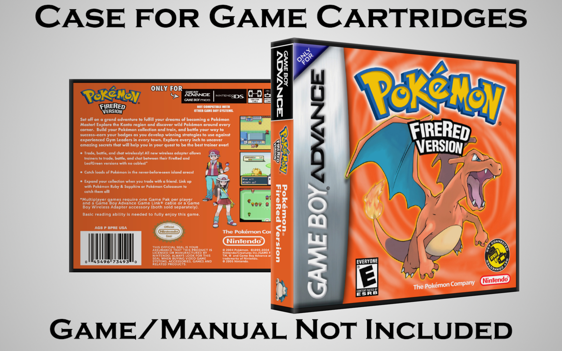 Protective Display Case for Game Boy Advance Cartridges - NO GAME/MANUAL - Picture 164 of 249