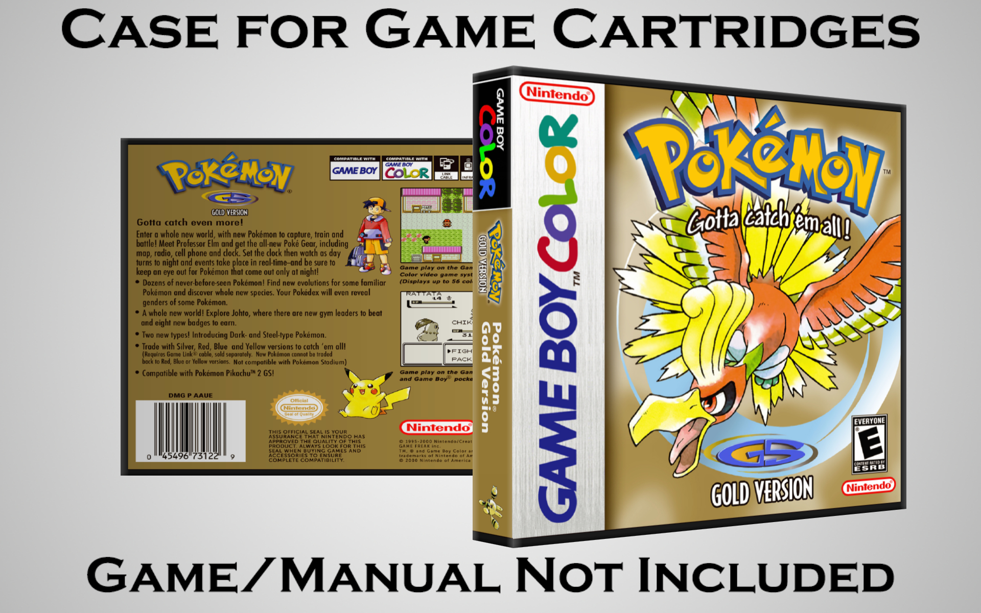 Protective Display Case for Game Boy/Gameboy Color Cartridges - NO GAME/MANUAL - Picture 154 of 249