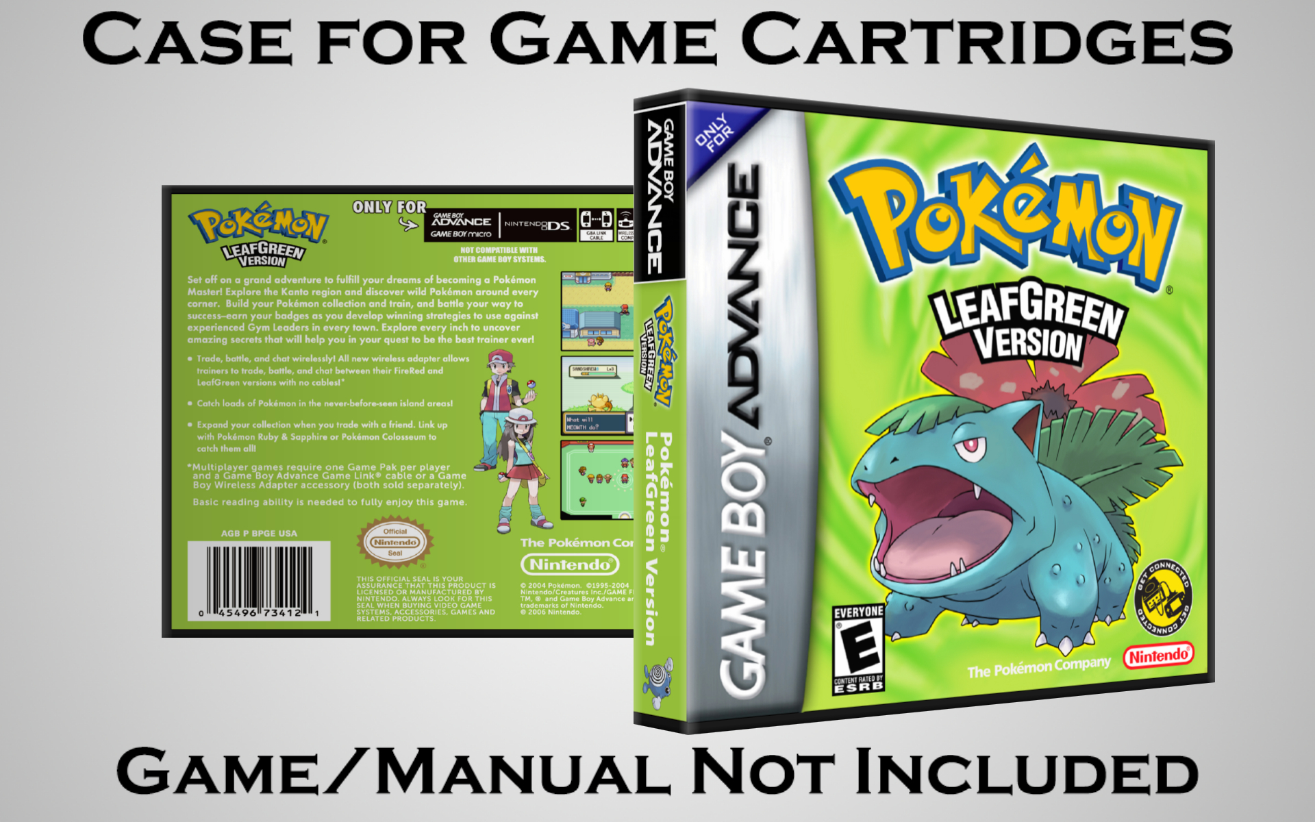 Protective Display Case for Game Boy Advance Cartridges - NO GAME/MANUAL - Picture 165 of 249