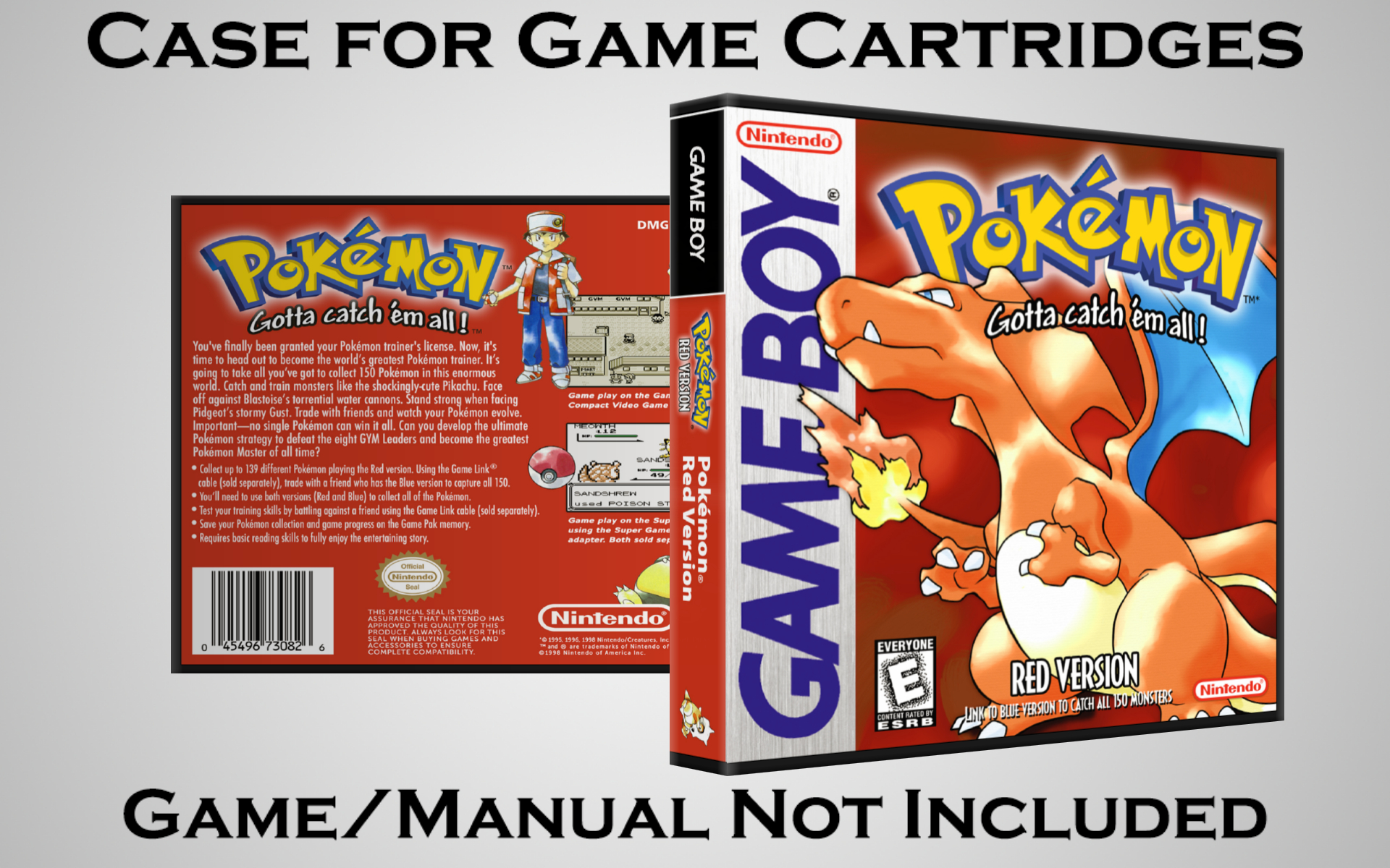 Protective Display Case for Game Boy/Gameboy Color Cartridges - NO GAME/MANUAL - Picture 156 of 249
