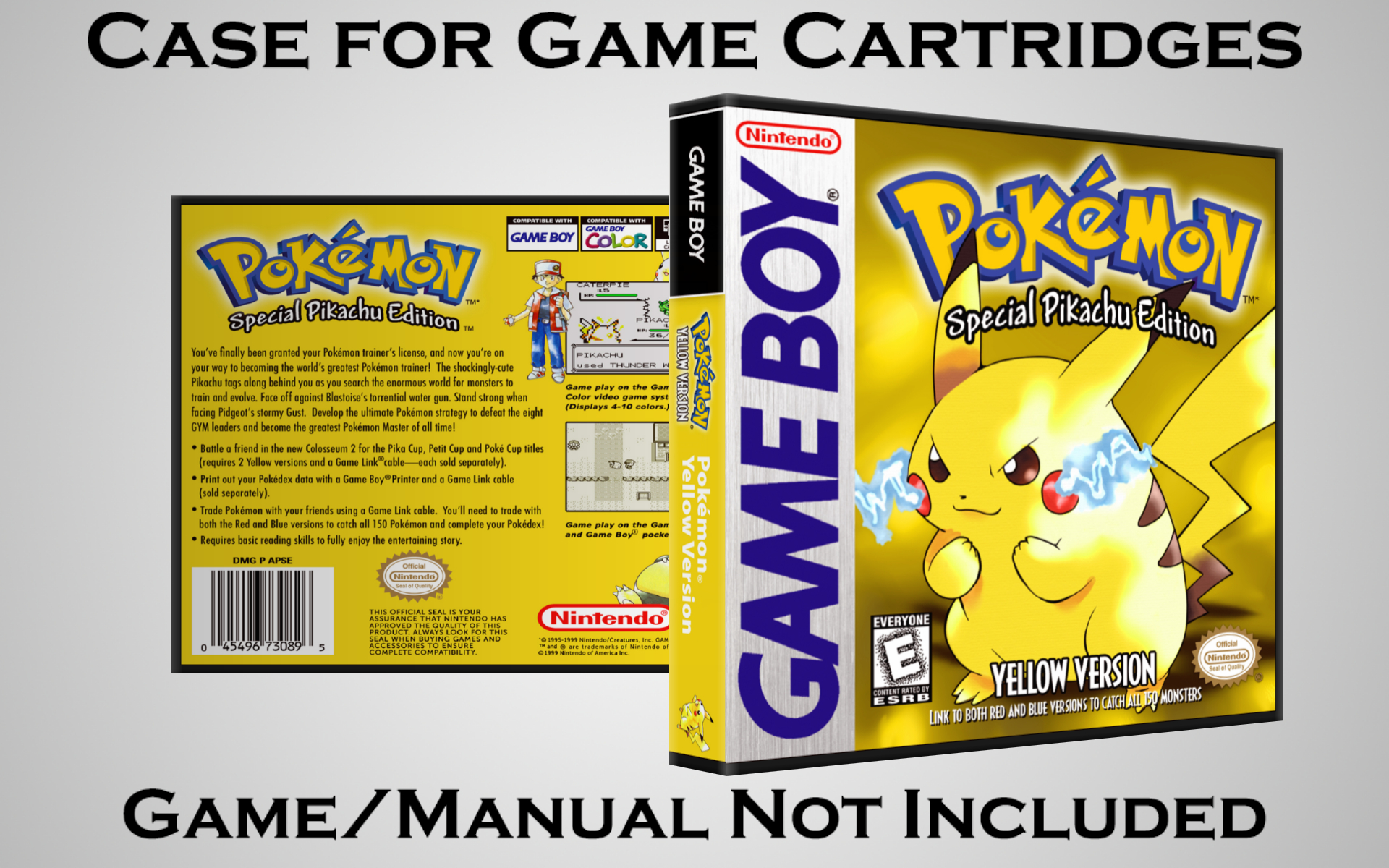 Protective Display Case for Game Boy/Gameboy Color Cartridges - NO GAME/MANUAL - Picture 158 of 249