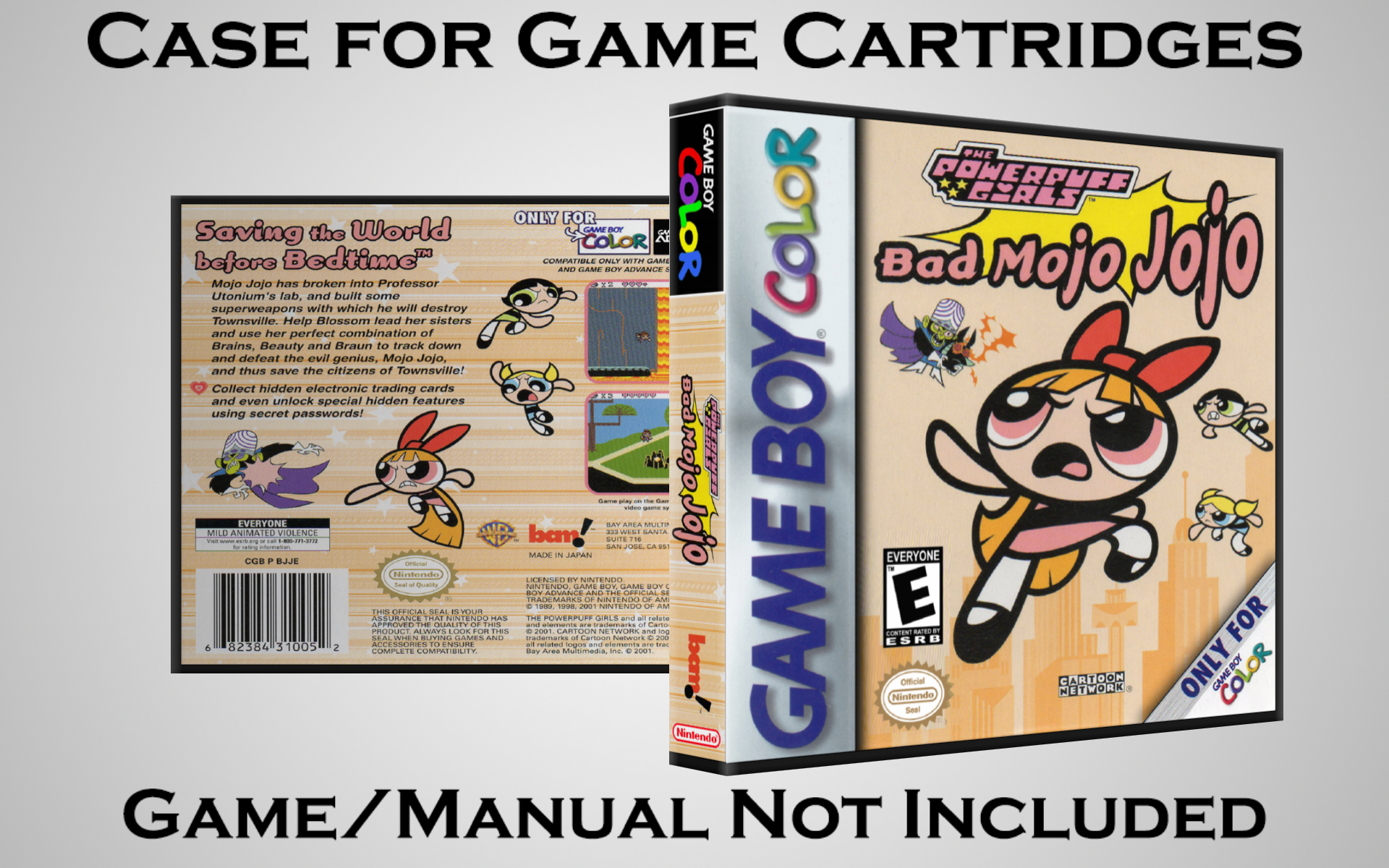 Protective Display Case for Game Boy/Gameboy Color Cartridges - NO GAME/MANUAL - Picture 171 of 249