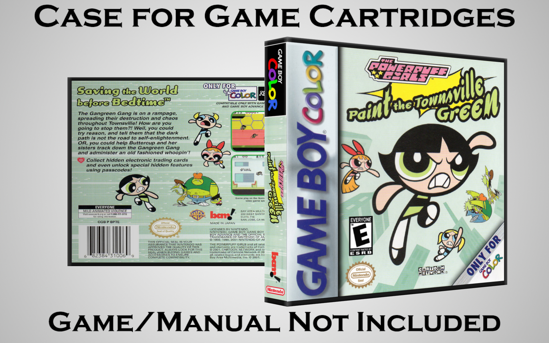 Protective Display Case for Game Boy/Gameboy Color Cartridges - NO GAME/MANUAL - Picture 173 of 249
