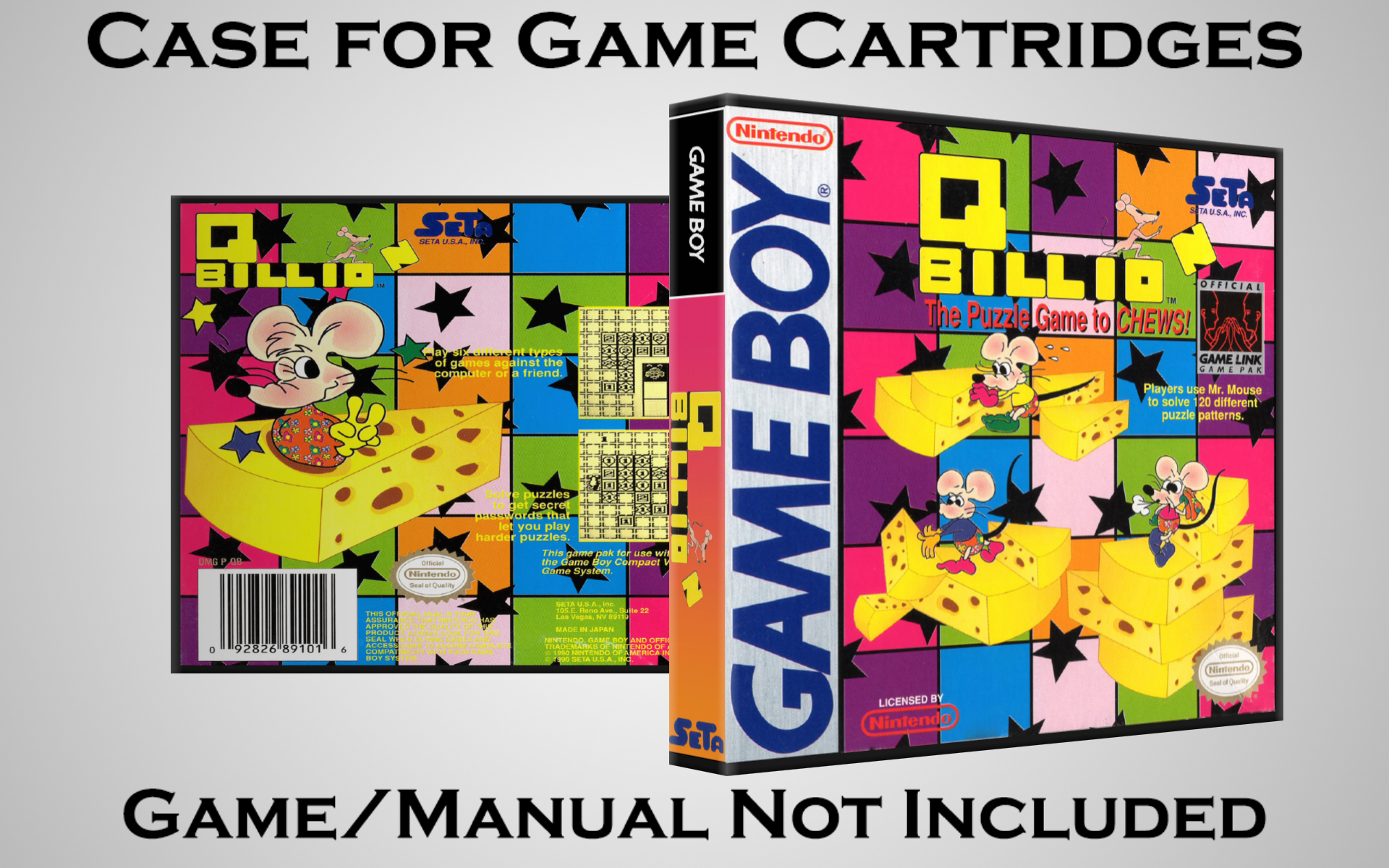 Protective Display Case for Game Boy/Gameboy Color Cartridges - NO GAME/MANUAL - Picture 175 of 249