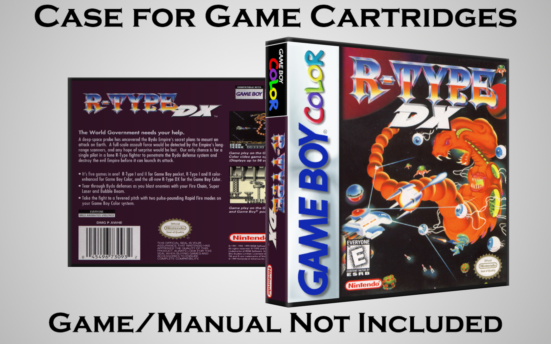 Protective Display Case for Game Boy/Gameboy Color Cartridges - NO GAME/MANUAL - Picture 178 of 249