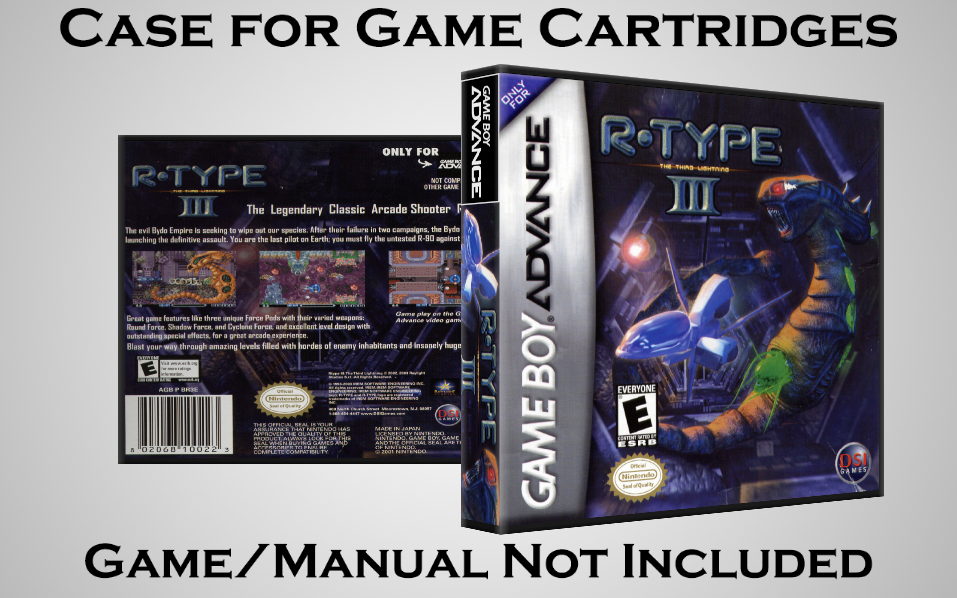 Protective Display Case for Game Boy Advance Cartridges - NO GAME/MANUAL - Picture 173 of 249