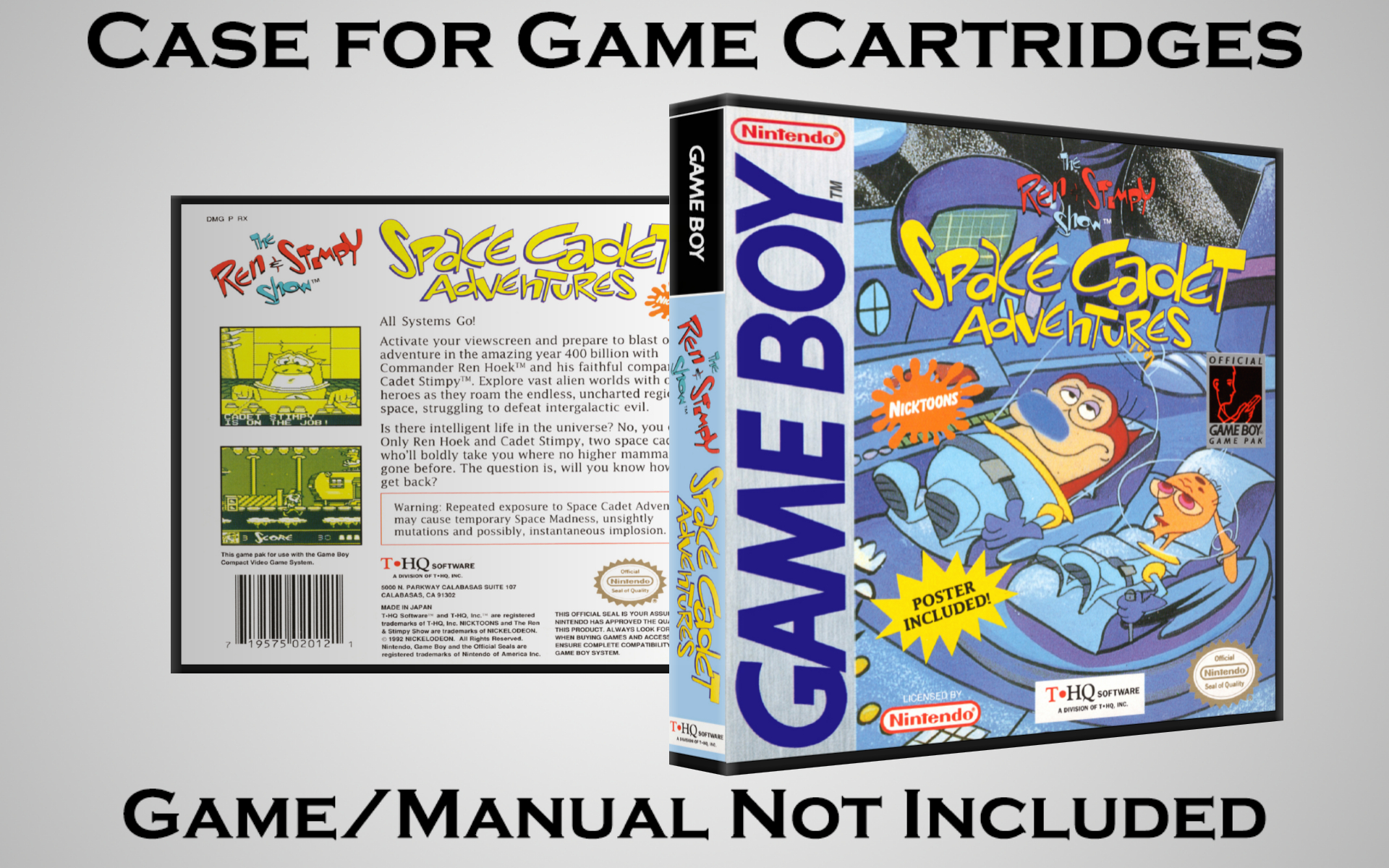 Protective Display Case for Game Boy/Gameboy Color Cartridges - NO GAME/MANUAL - Picture 180 of 249