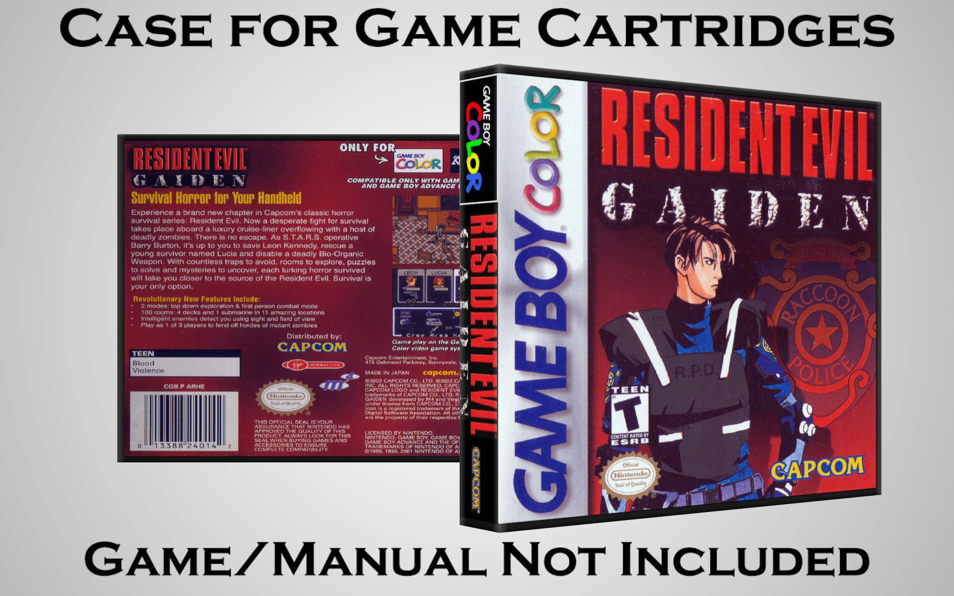 Protective Display Case for Game Boy/Gameboy Color Cartridges - NO GAME/MANUAL - Picture 182 of 249