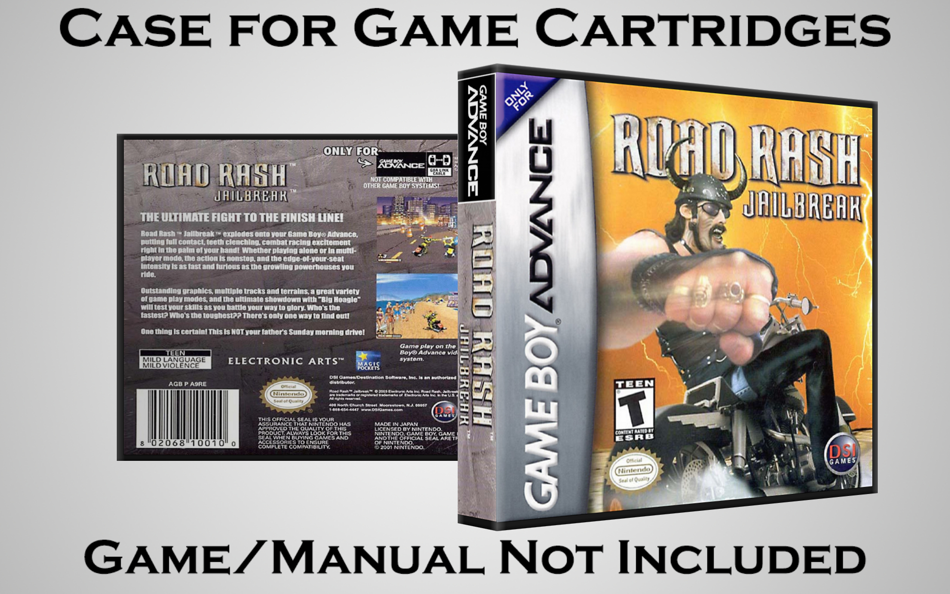 Protective Display Case for Game Boy Advance Cartridges - NO GAME/MANUAL - Picture 176 of 249