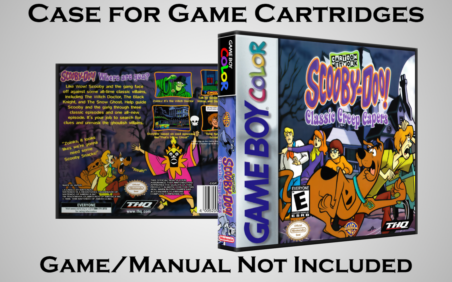 Protective Display Case for Game Boy/Gameboy Color Cartridges - NO GAME/MANUAL - Picture 187 of 249