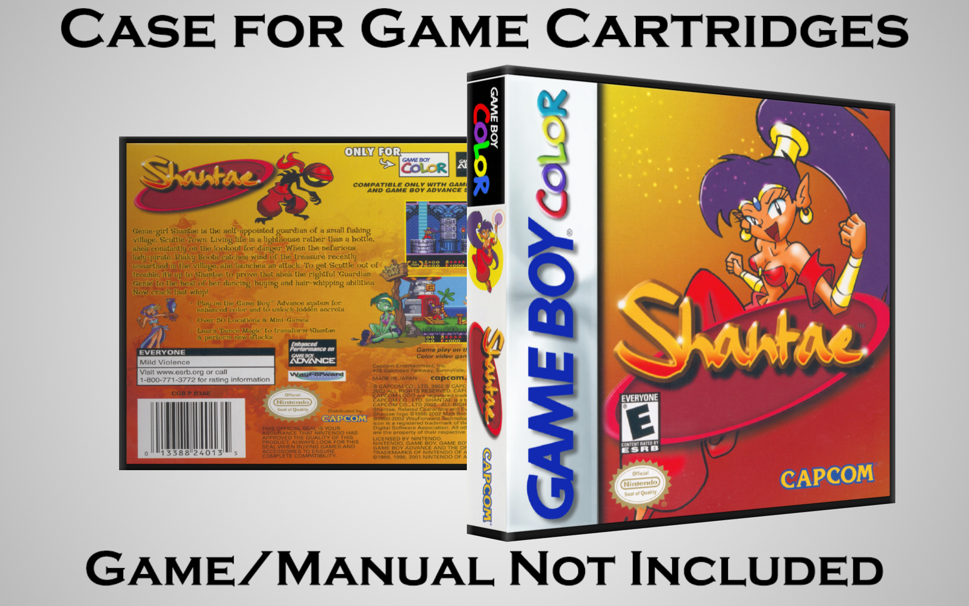 Protective Display Case for Game Boy/Gameboy Color Cartridges - NO GAME/MANUAL - Picture 190 of 249
