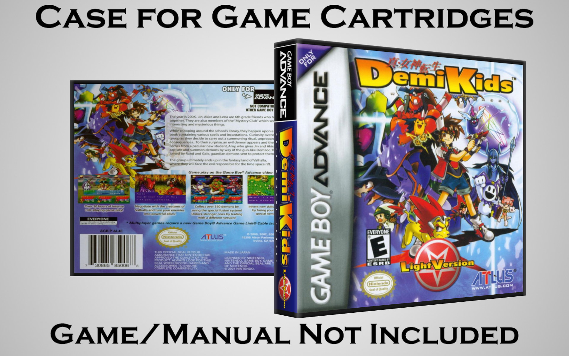 Protective Display Case for Game Boy Advance Cartridges - NO GAME/MANUAL - Picture 184 of 249