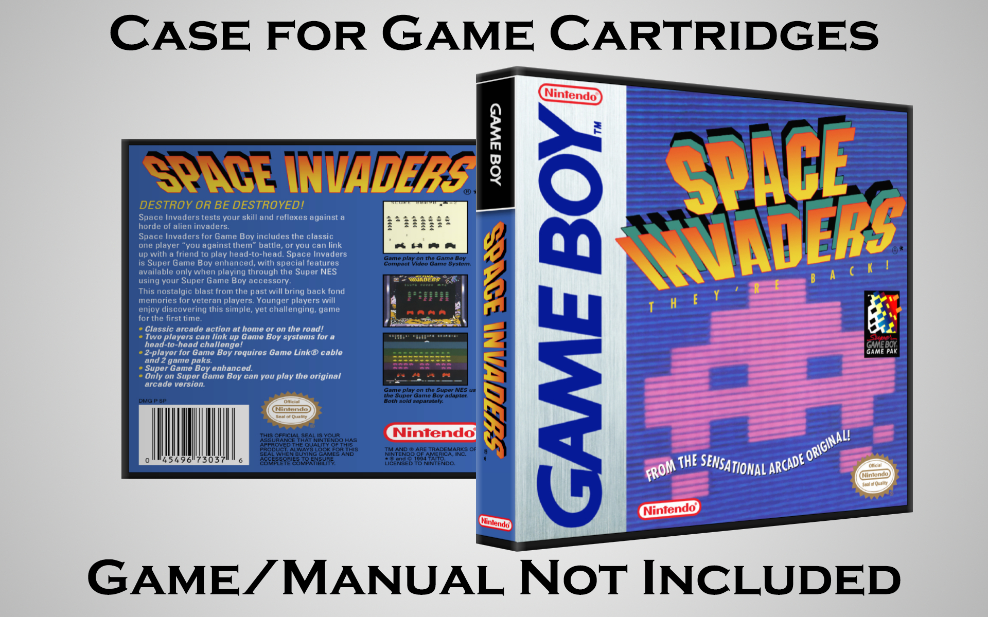 Protective Display Case for Game Boy/Gameboy Color Cartridges - NO GAME/MANUAL - Picture 194 of 249
