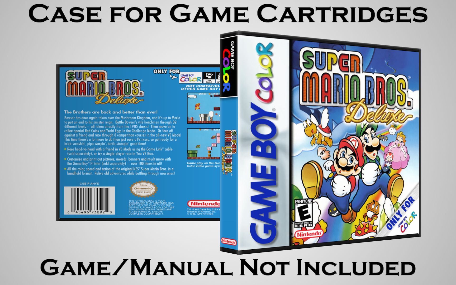 Protective Display Case for Game Boy/Gameboy Color Cartridges - NO GAME/MANUAL - Picture 203 of 249