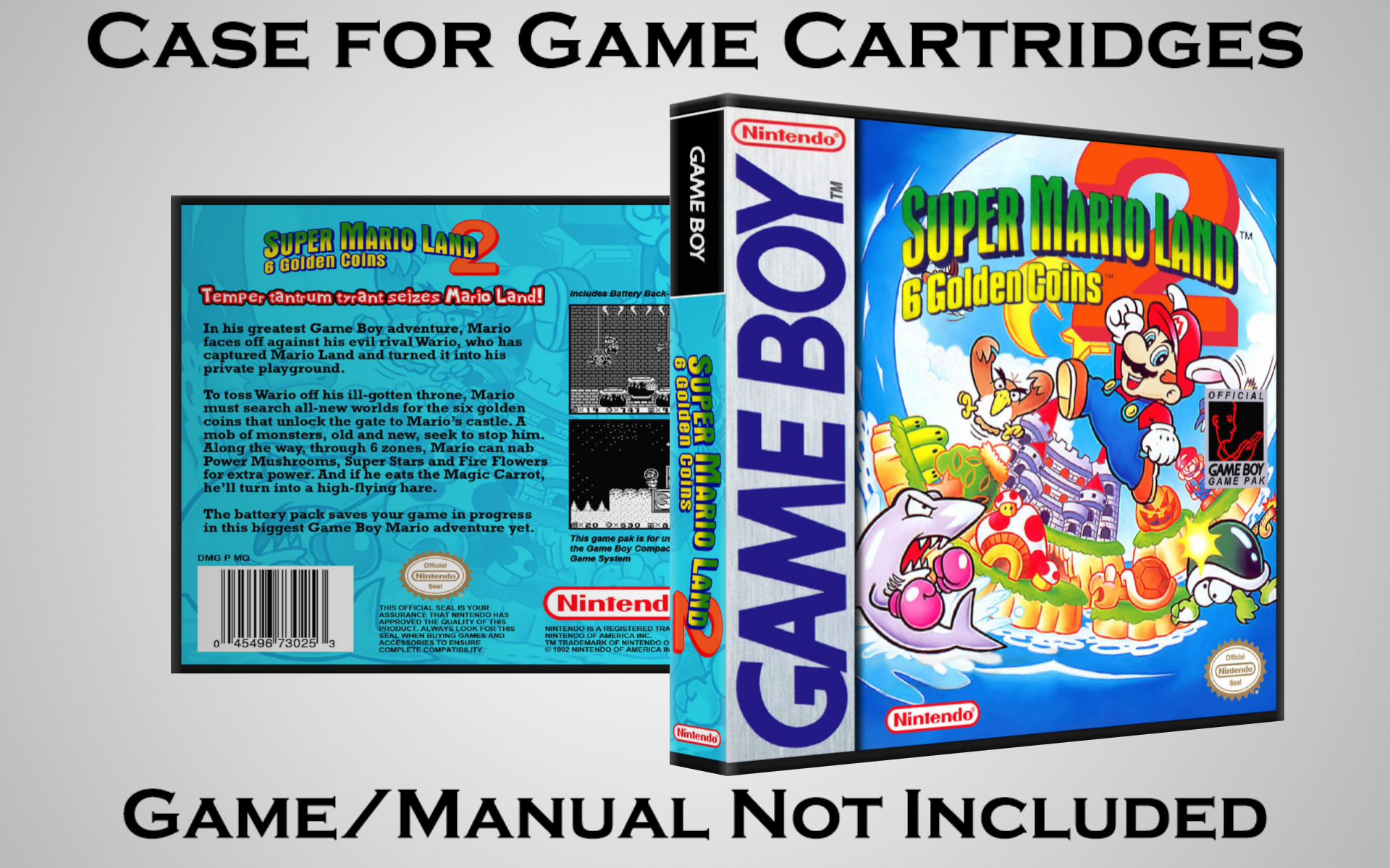 Protective Display Case for Game Boy/Gameboy Color Cartridges - NO GAME/MANUAL - Picture 205 of 249