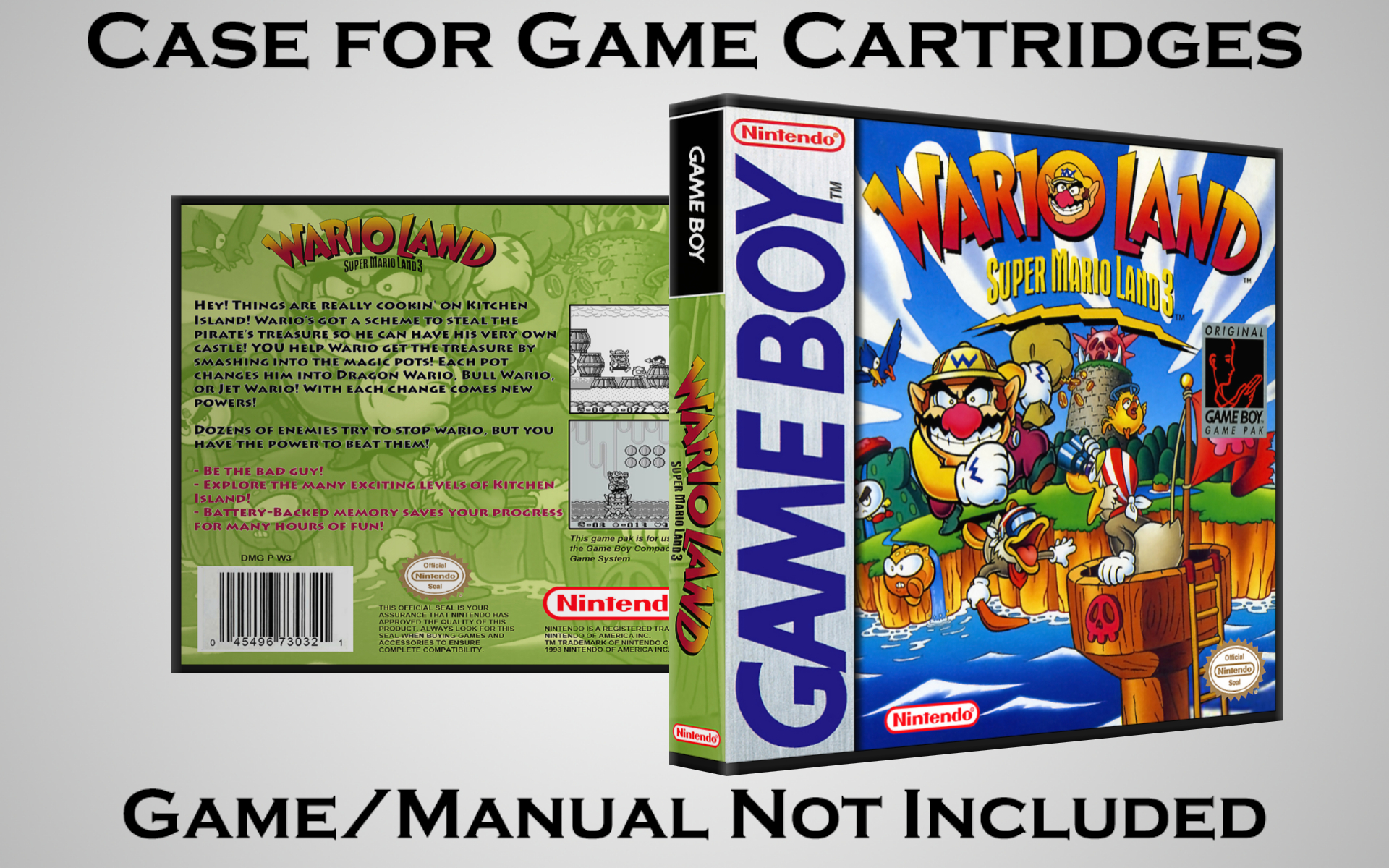 Protective Display Case for Game Boy/Gameboy Color Cartridges - NO GAME/MANUAL - Picture 237 of 249