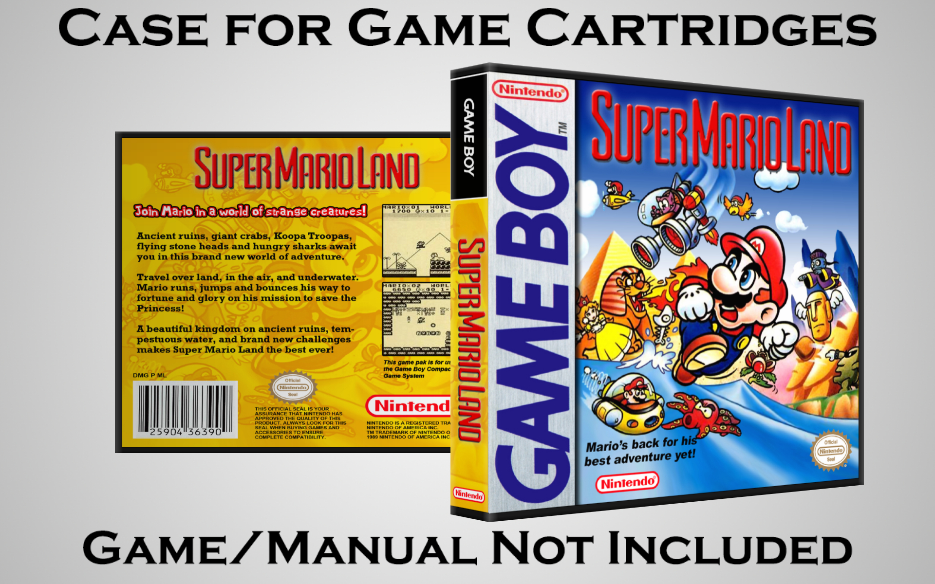 Protective Display Case for Game Boy/Gameboy Color Cartridges - NO GAME/MANUAL - Picture 204 of 249